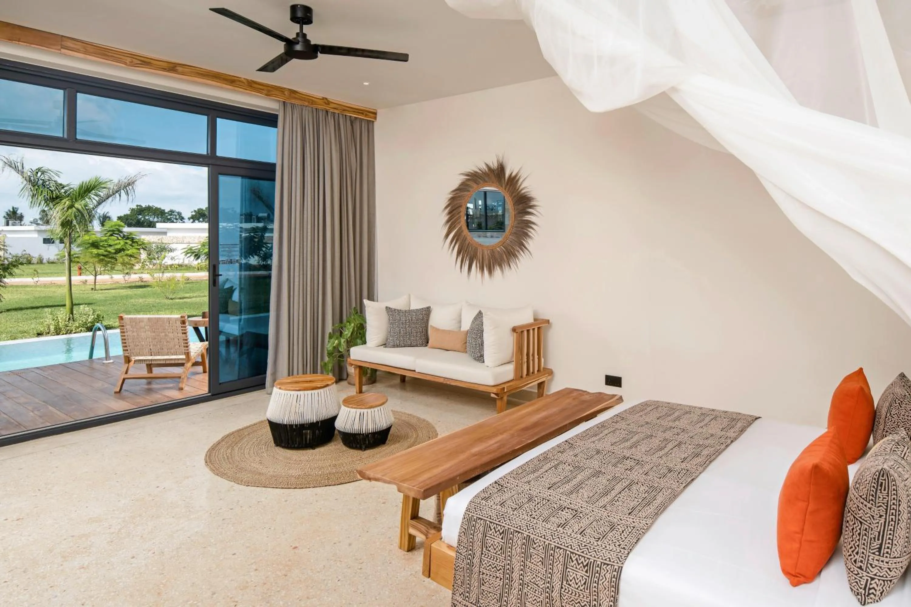 Bedroom, Bed in Aldiana Club Zanzibar Kwanza