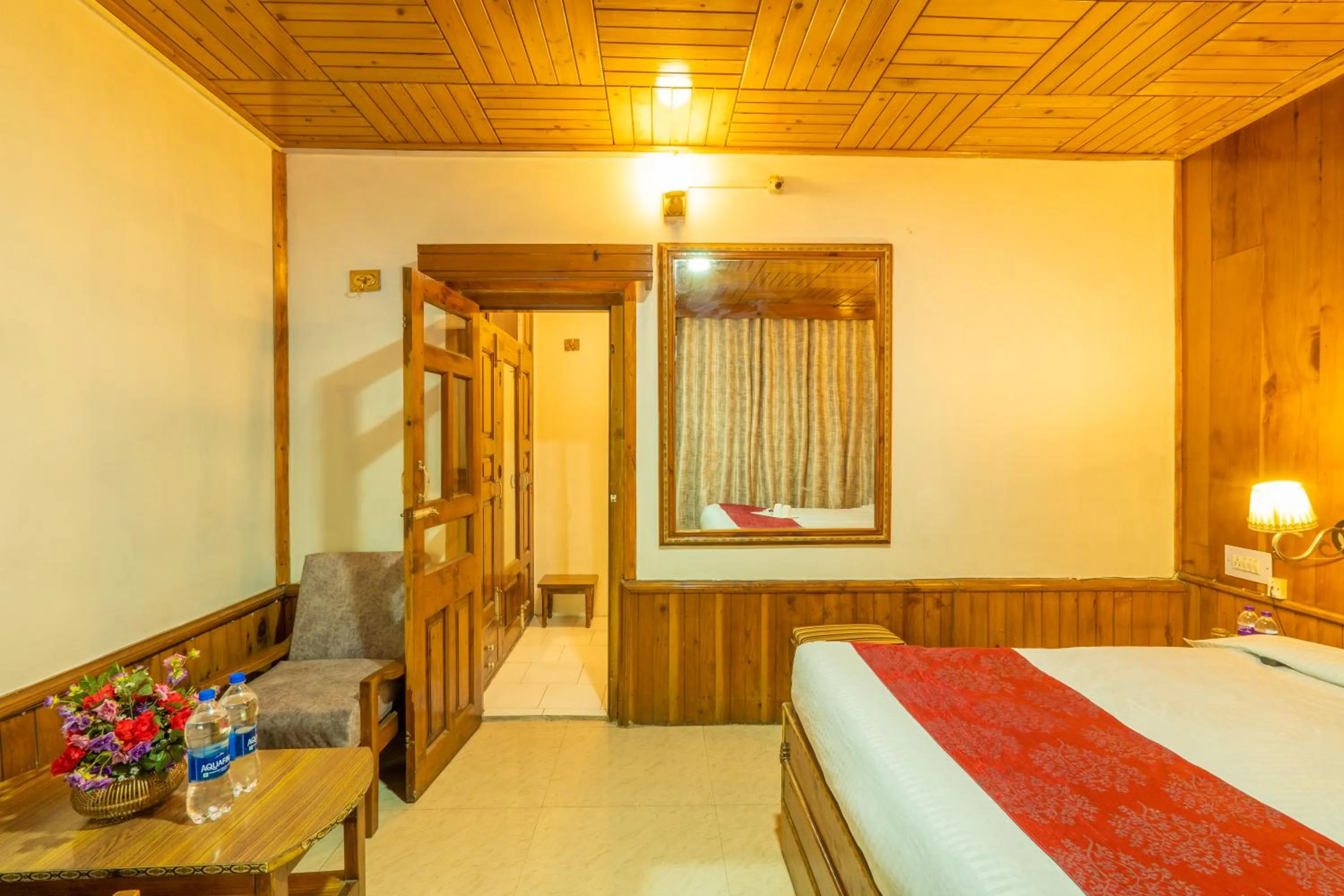 Bed in Holiday Home International -Vivaan Stays