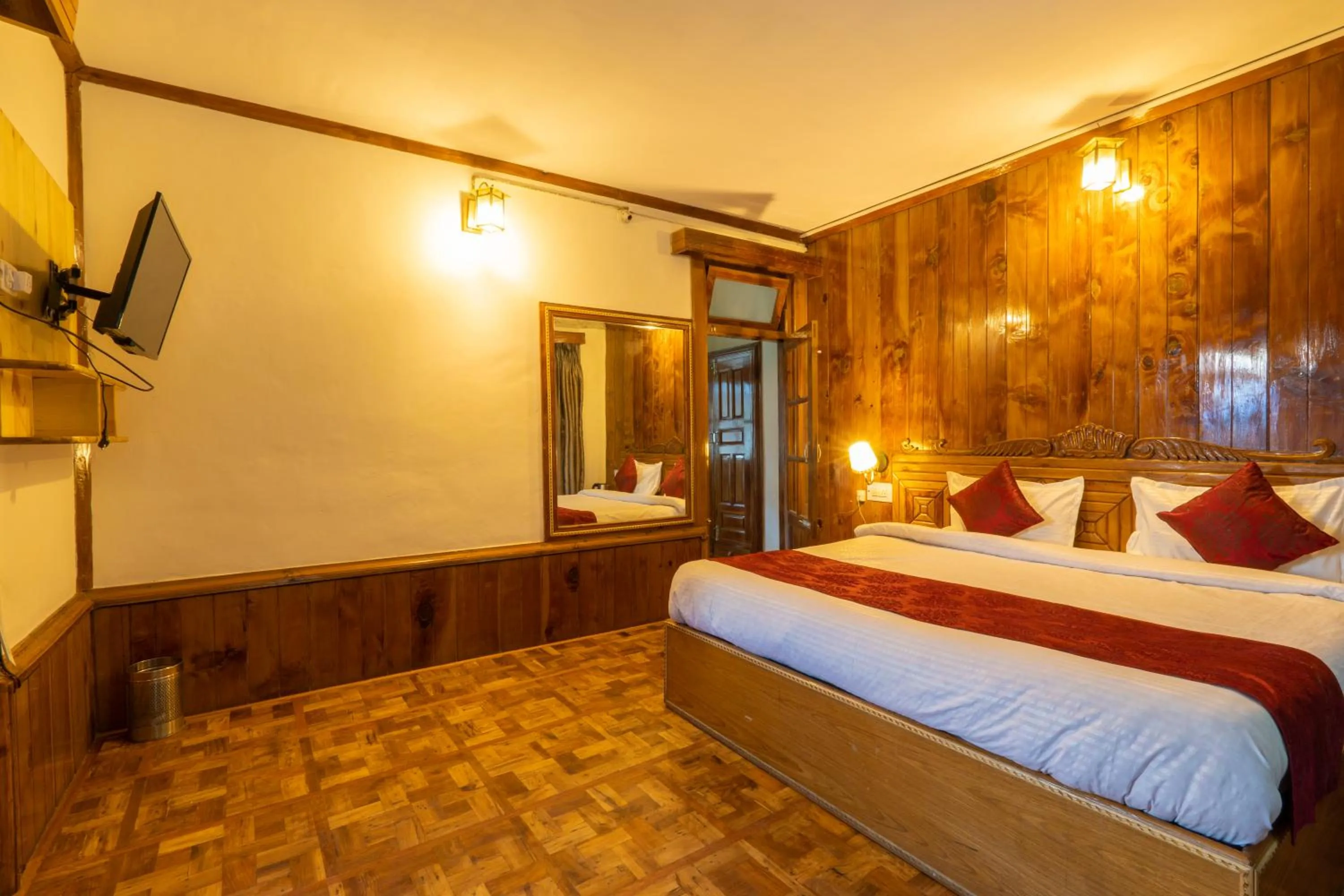 Bed in Holiday Home International -Vivaan Stays