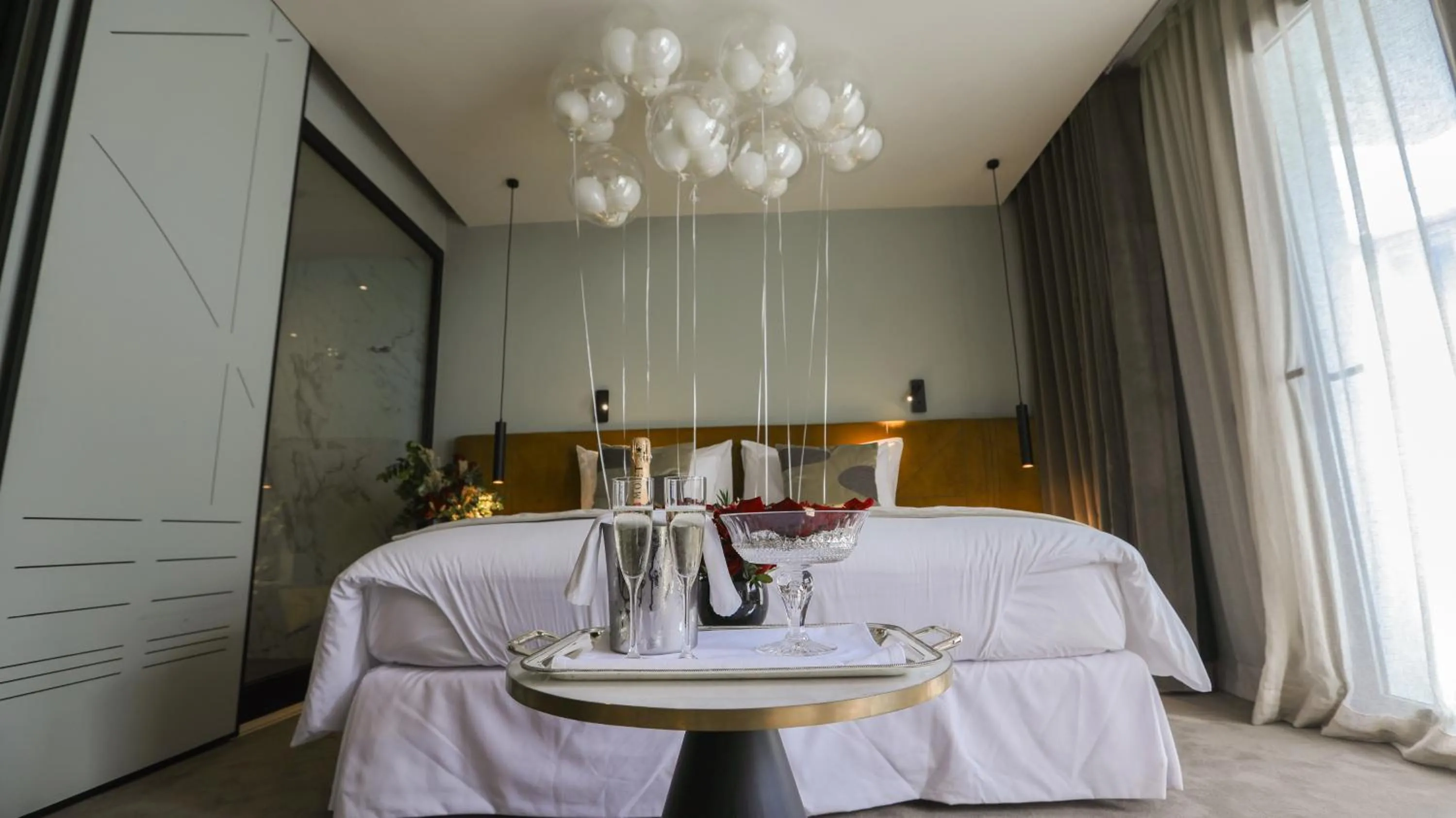 Bed in JM Suites Hotel Eco-Friendly Casablanca