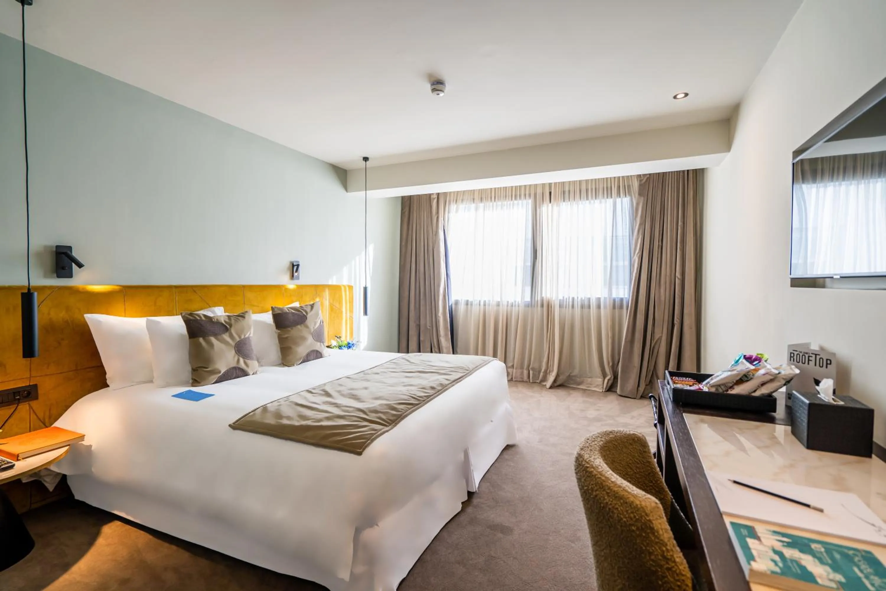 Bed in JM Suites Hotel Eco-Friendly Casablanca