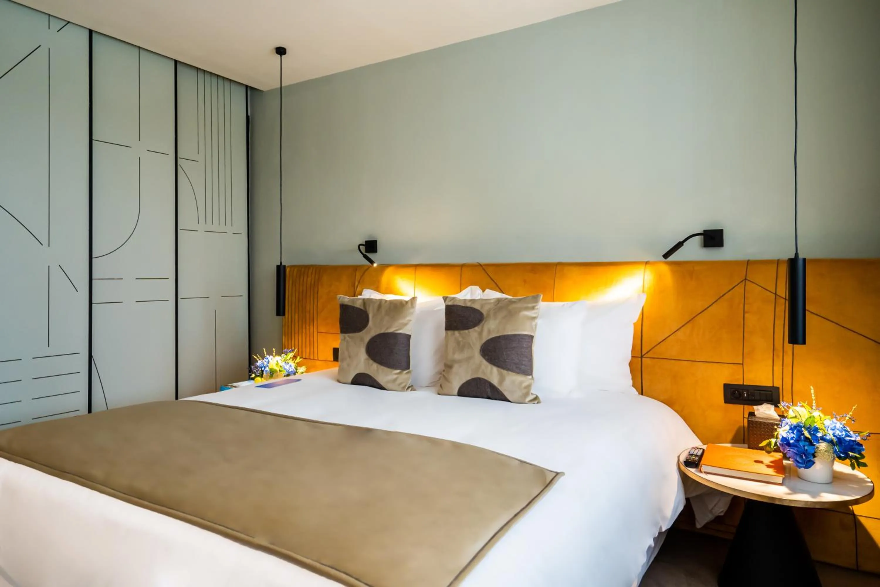 Bed in JM Suites Hotel Eco-Friendly Casablanca