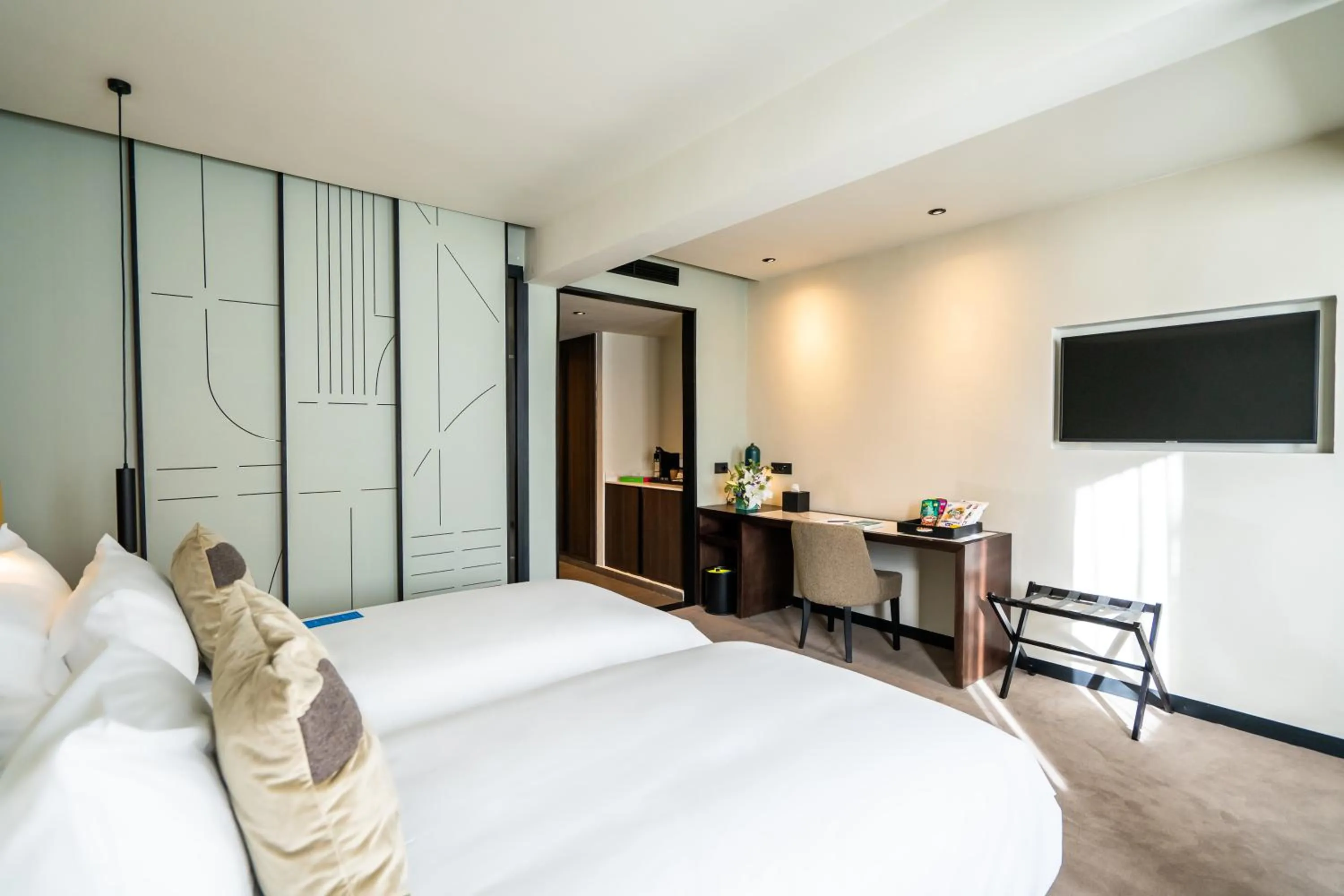 Bed in JM Suites Hotel Eco-Friendly Casablanca