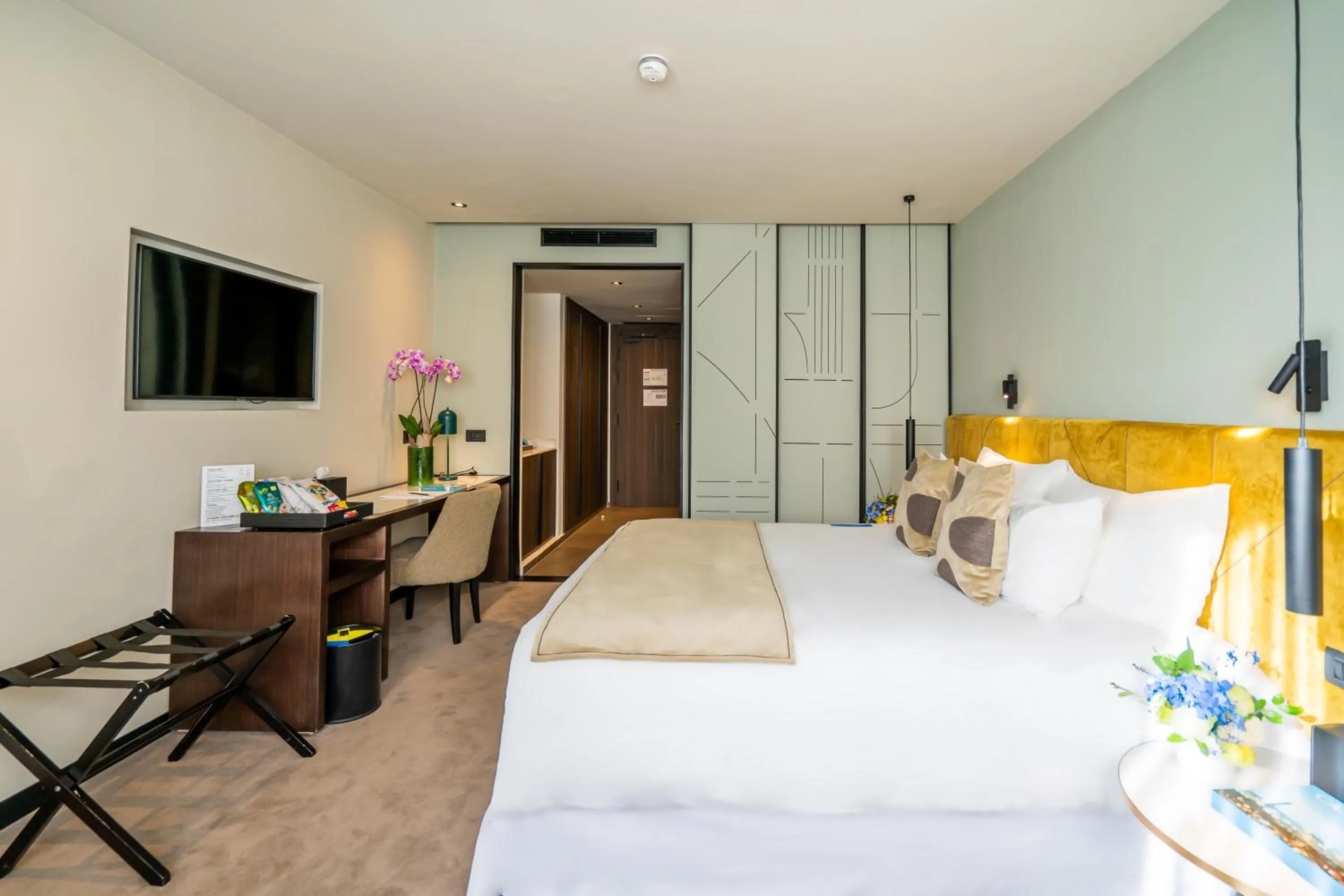 Bed in JM Suites Hotel Eco-Friendly Casablanca