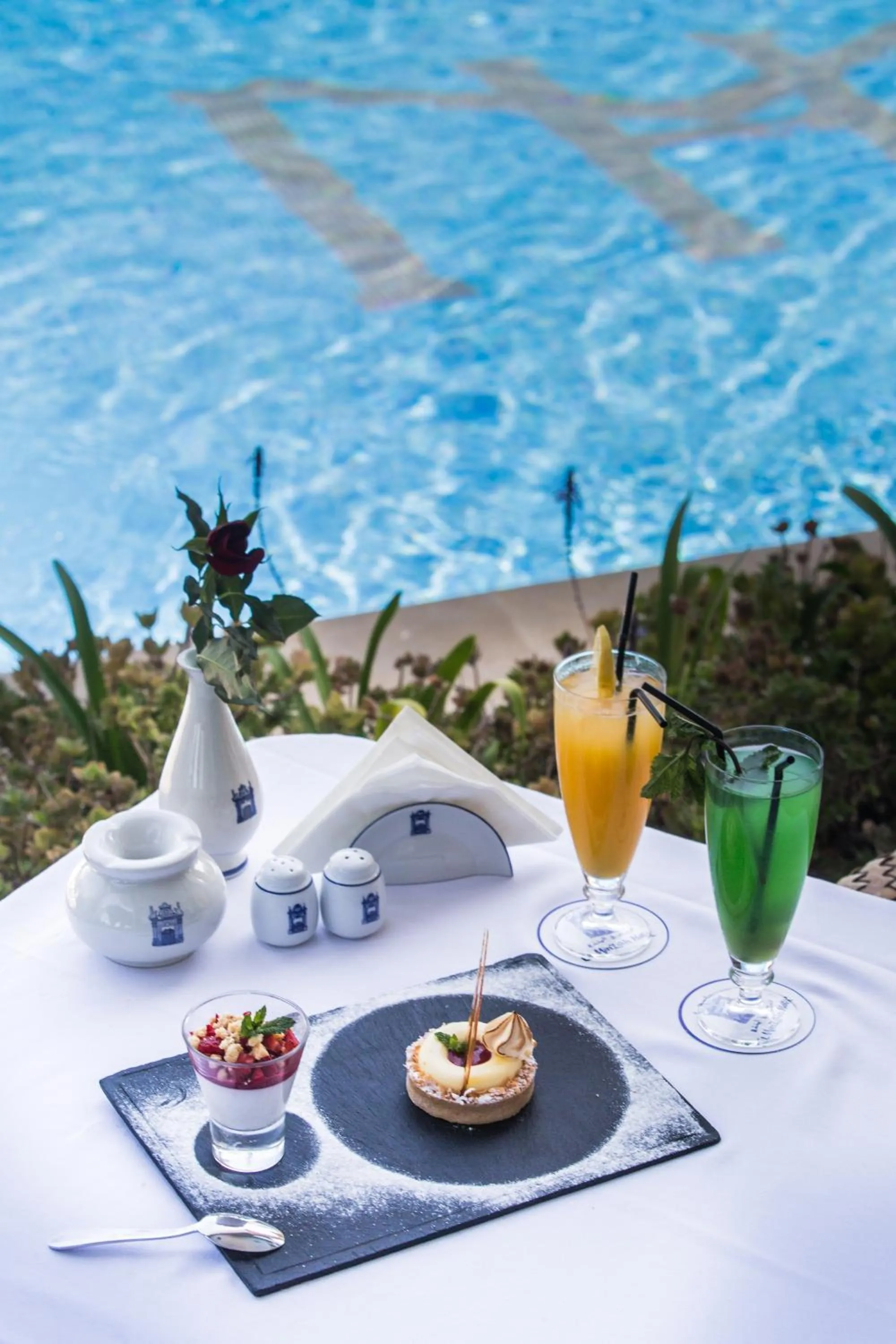 Breakfast in El Minzah Hotel