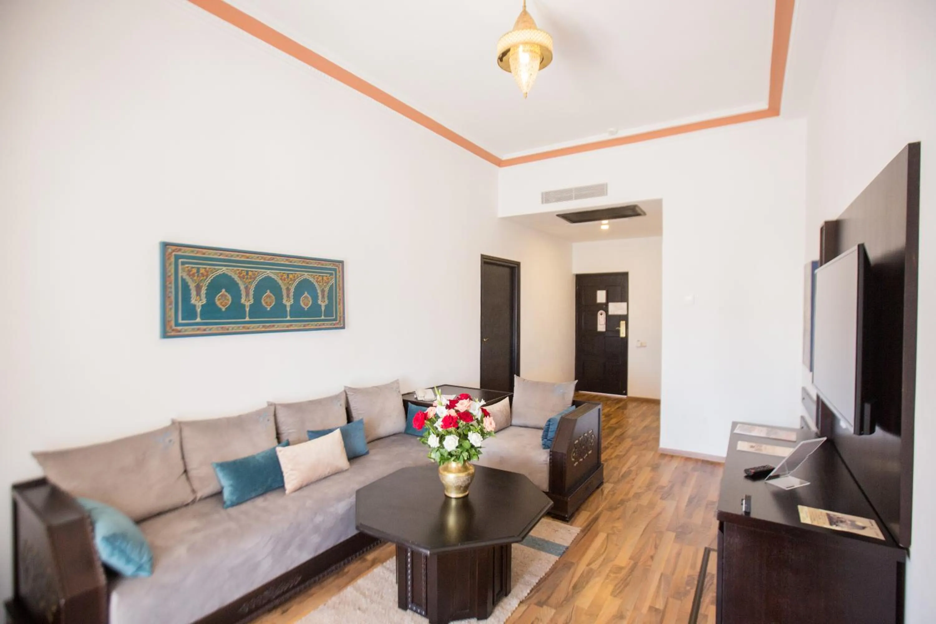 Seating area in El Minzah Hotel