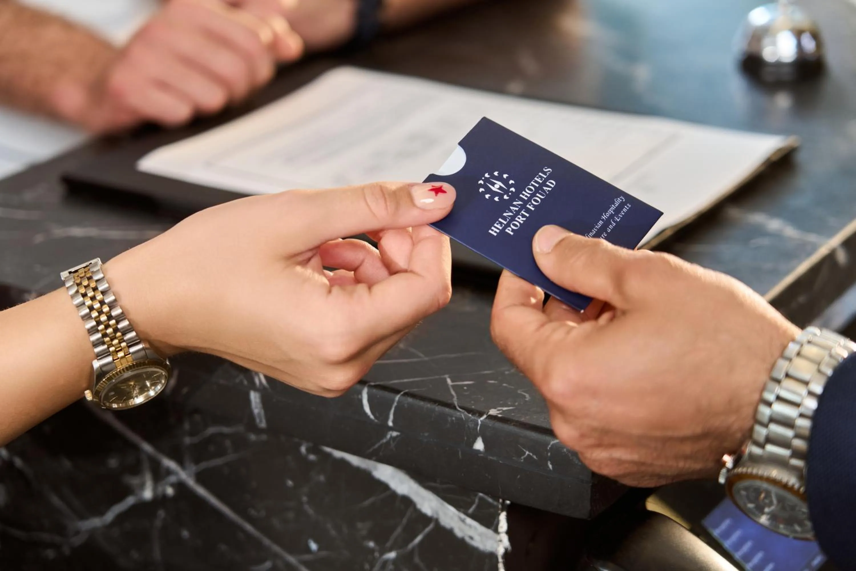 People in Helnan Hotel - Port Fouad