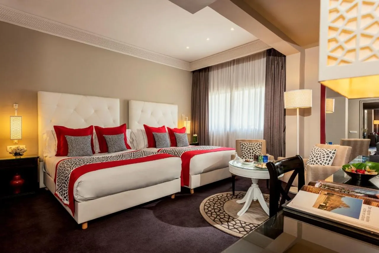 Bed in La Tour Hassan Palace