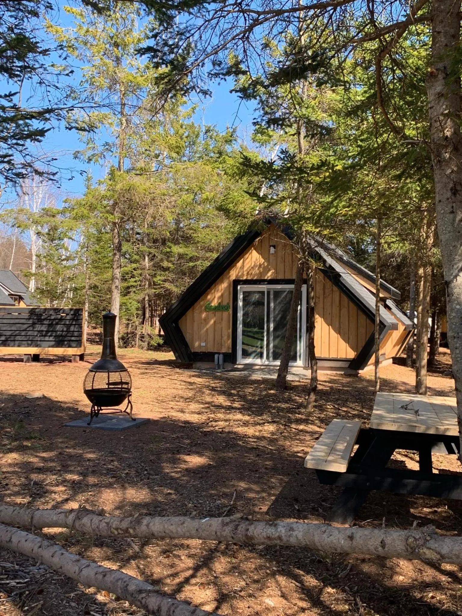 Property building in Wild Pines Cabins