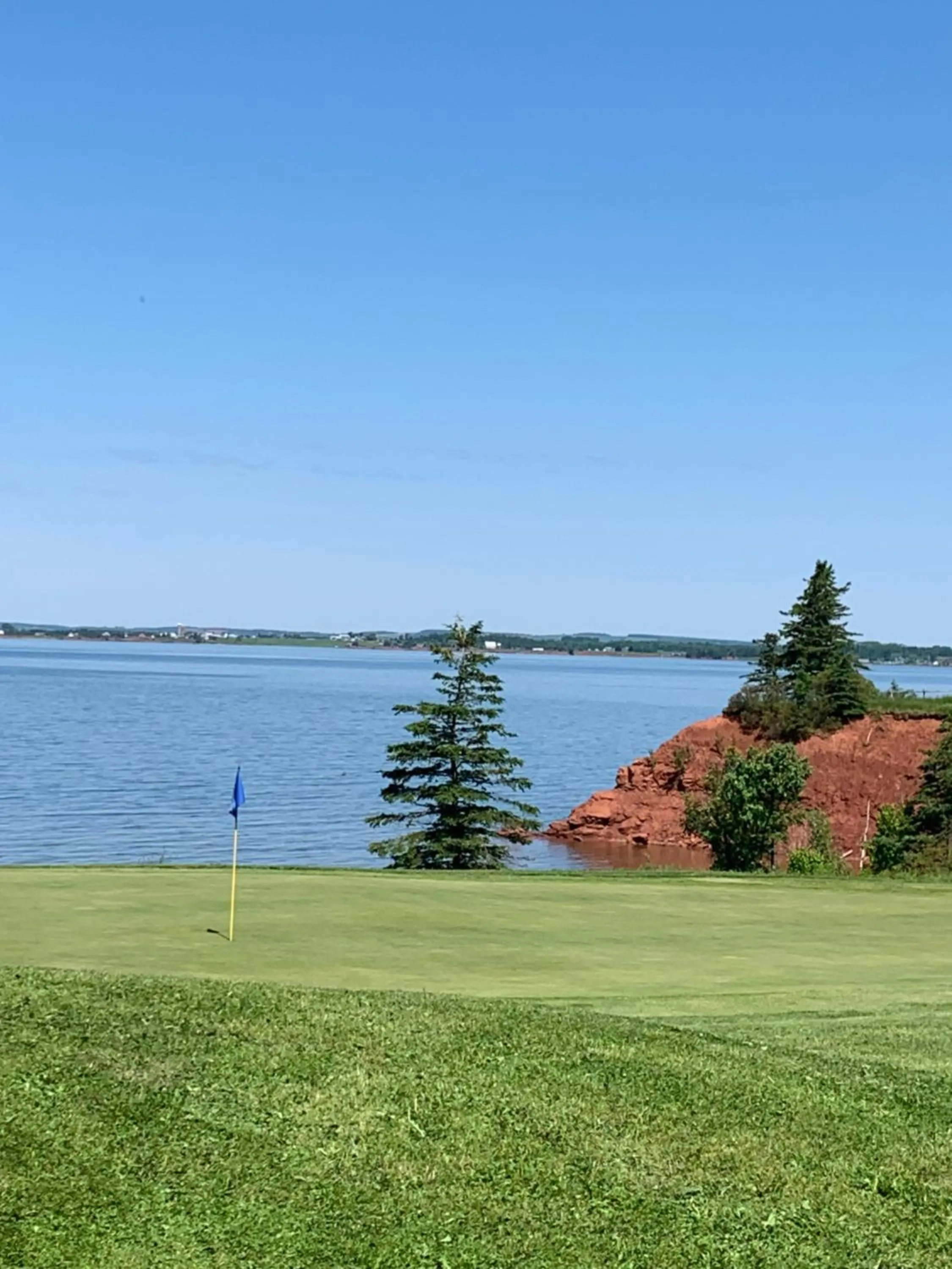 Golfcourse in Wild Pines Cabins