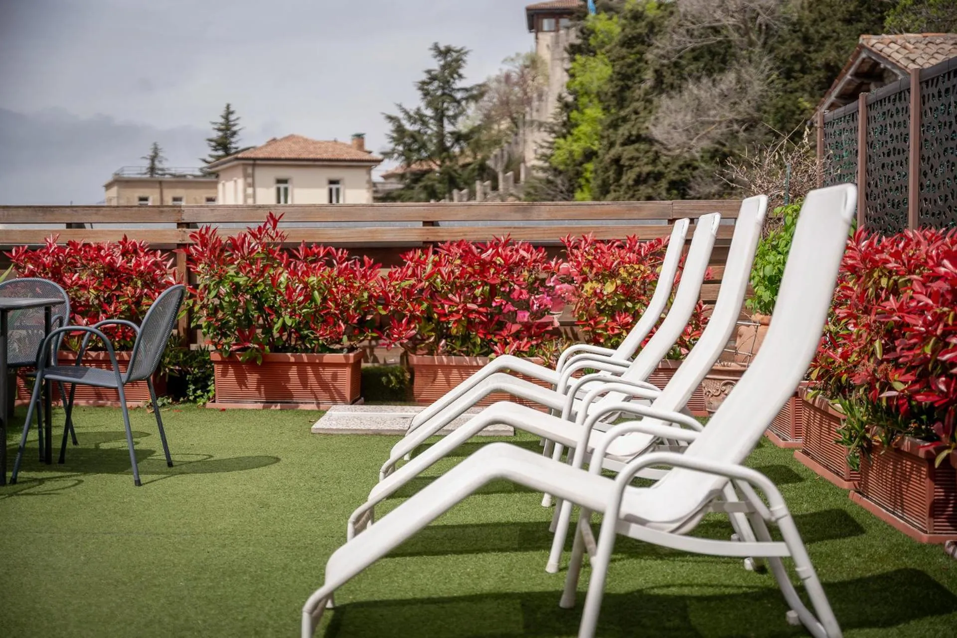 Garden in Grand Hotel San Marino