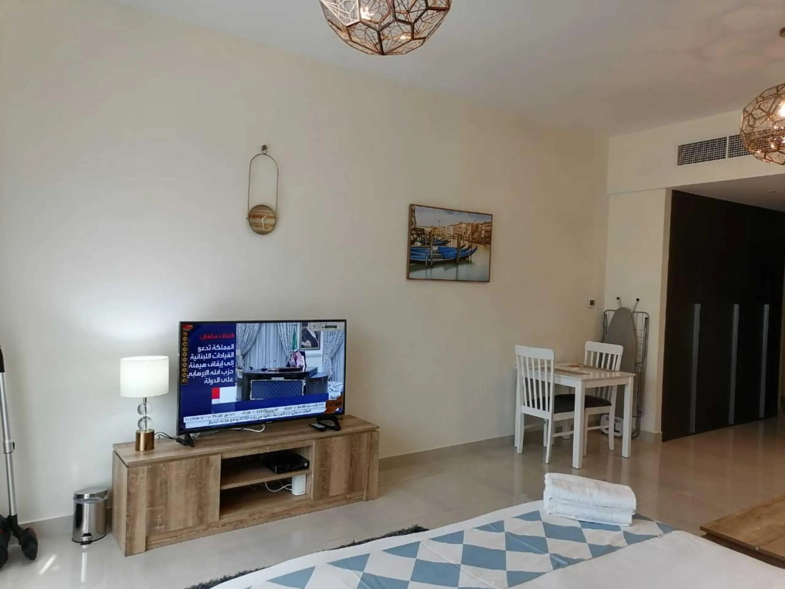 Living room, TV/Entertainment Center in Home AG TOWER - 1011A & 1111A, Business Bay