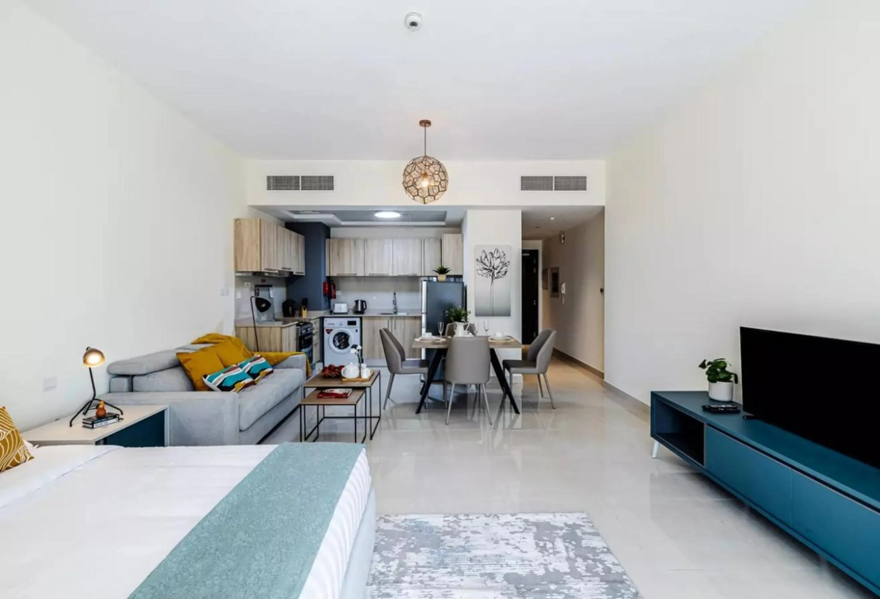 Living room, Seating Area in Home AG TOWER - 1011A & 1111A, Business Bay