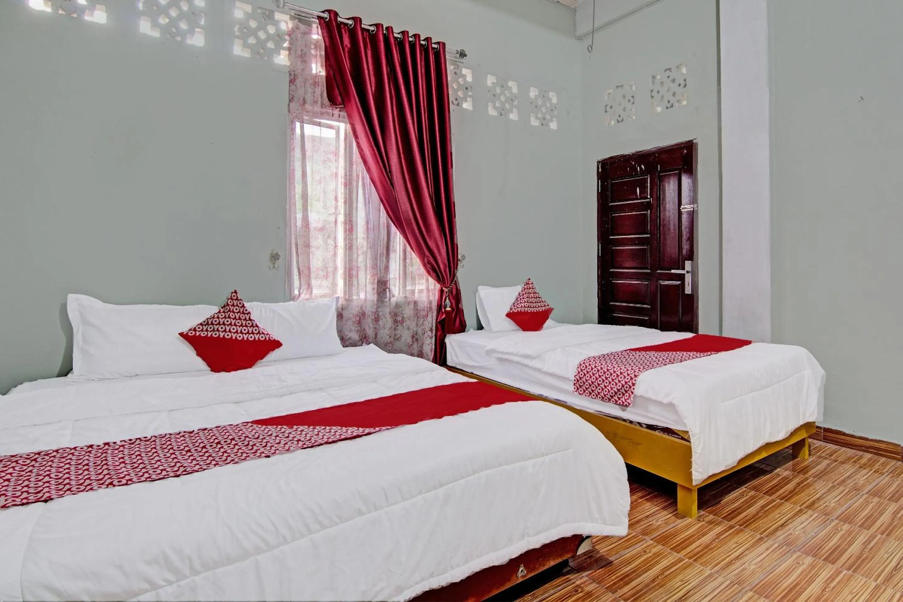 Bedroom, Bed in Hotel O Hadhilfa Homestay Syariah Near Nowwa Cafe