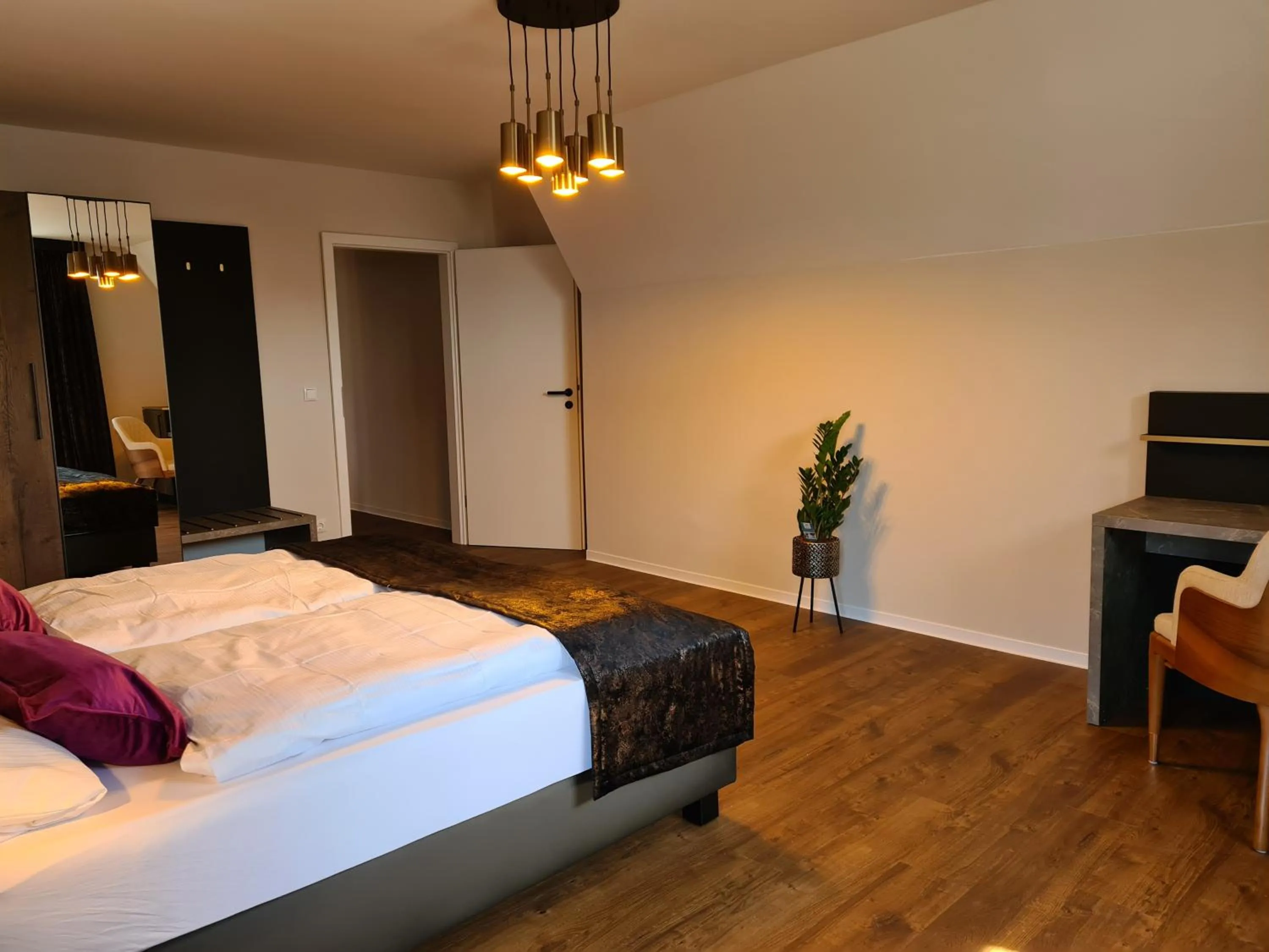 Bedroom, Bed in Residence Black Eagle Lubmin Strand