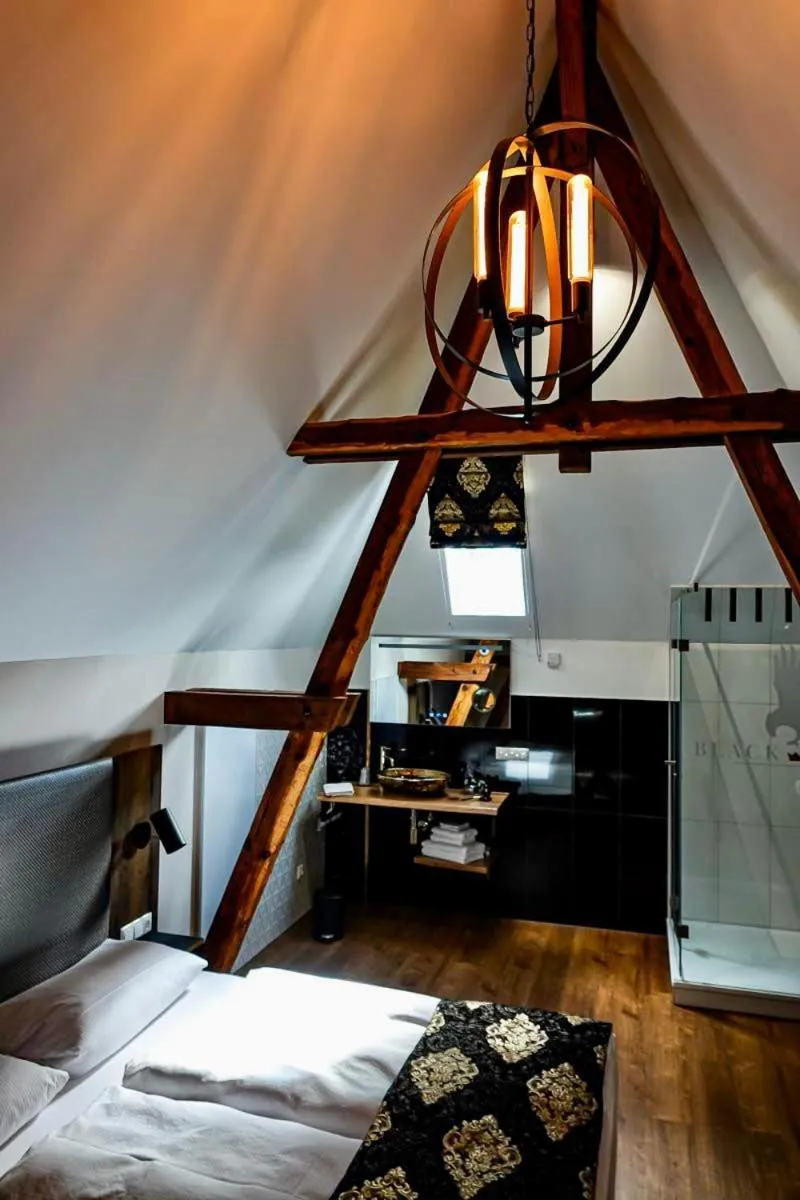 Bedroom, Bed in Residence Black Eagle Lubmin Strand