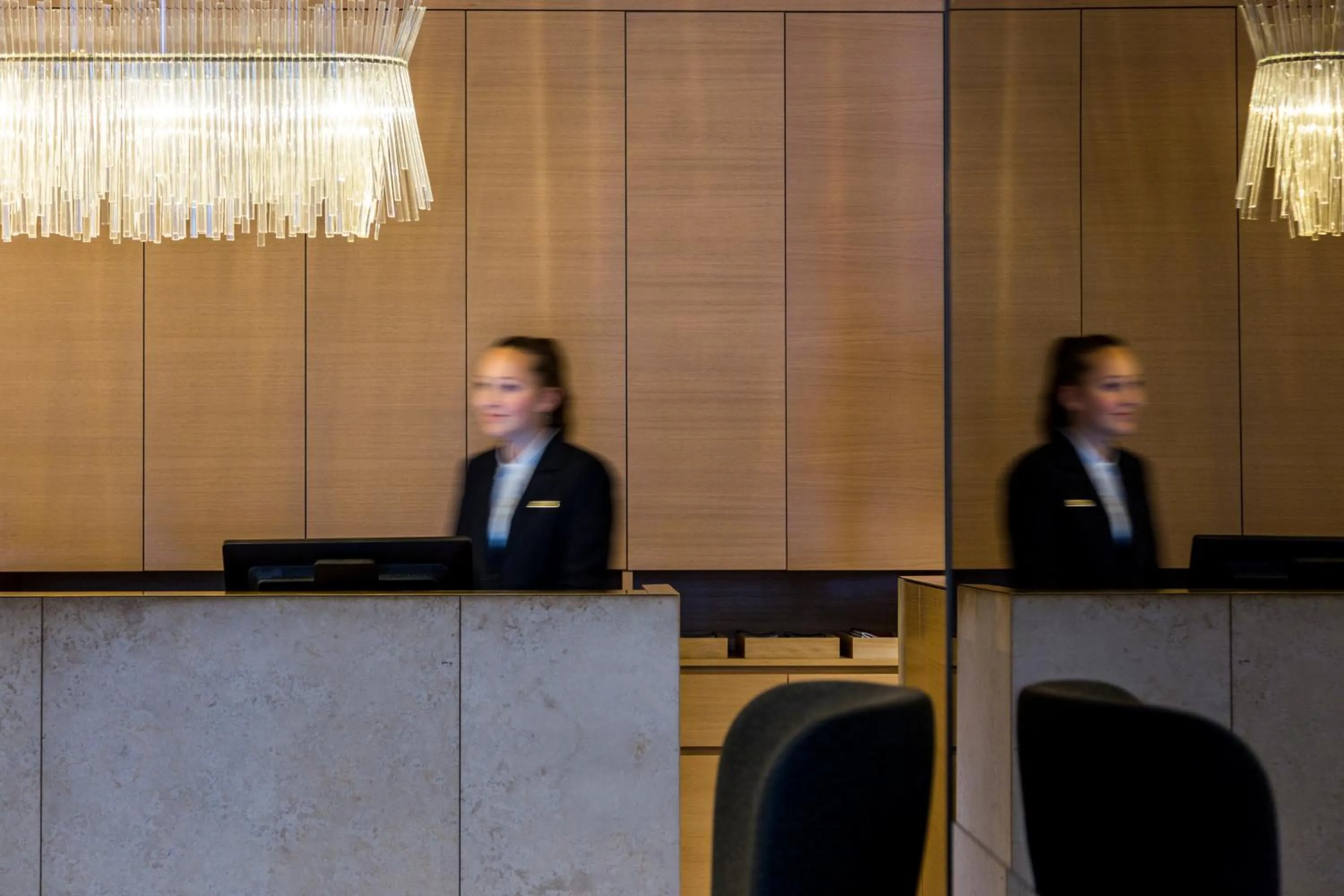 Lobby or reception in Pullman Basel Europe