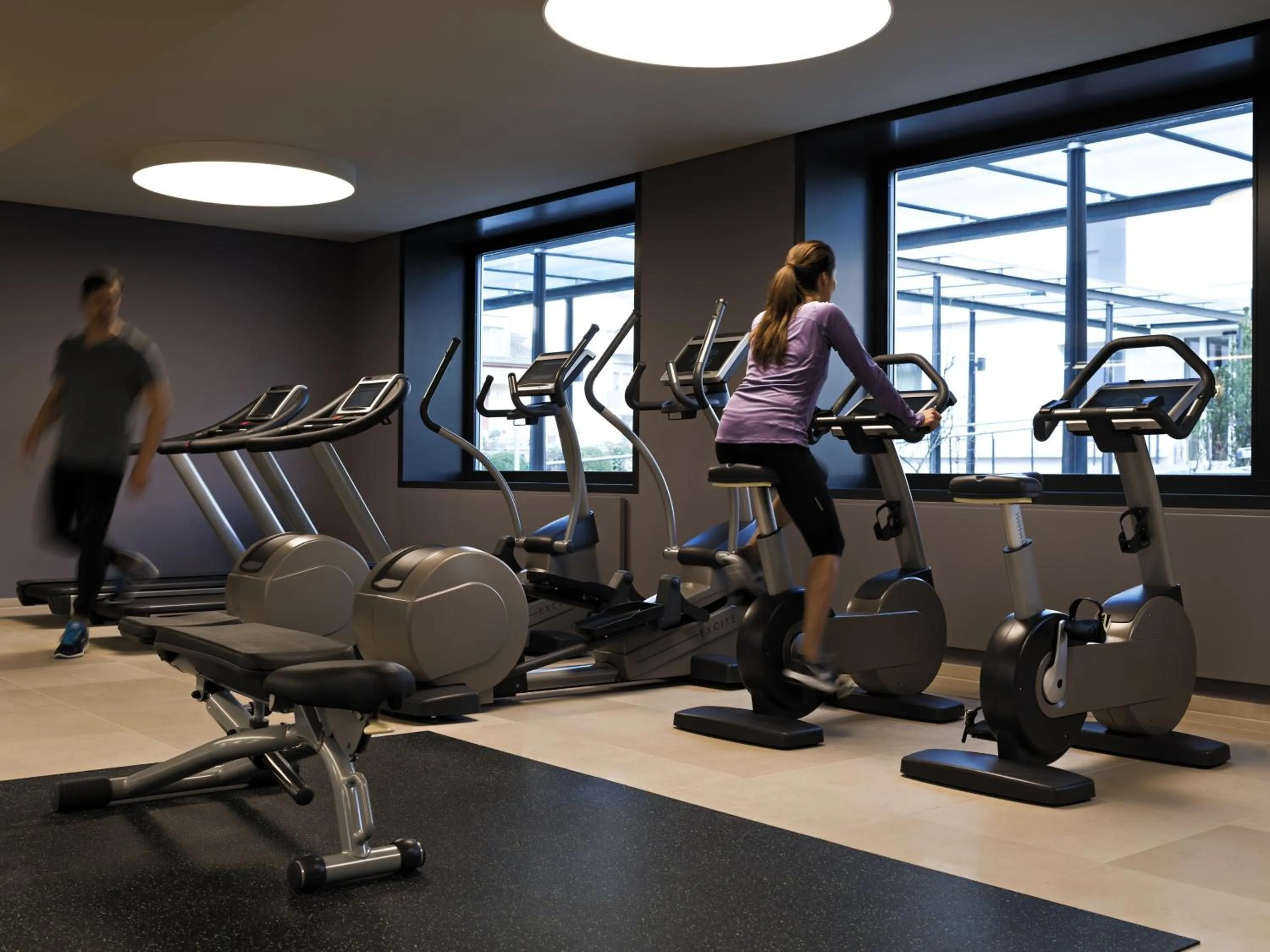 Fitness centre/facilities in Pullman Basel Europe