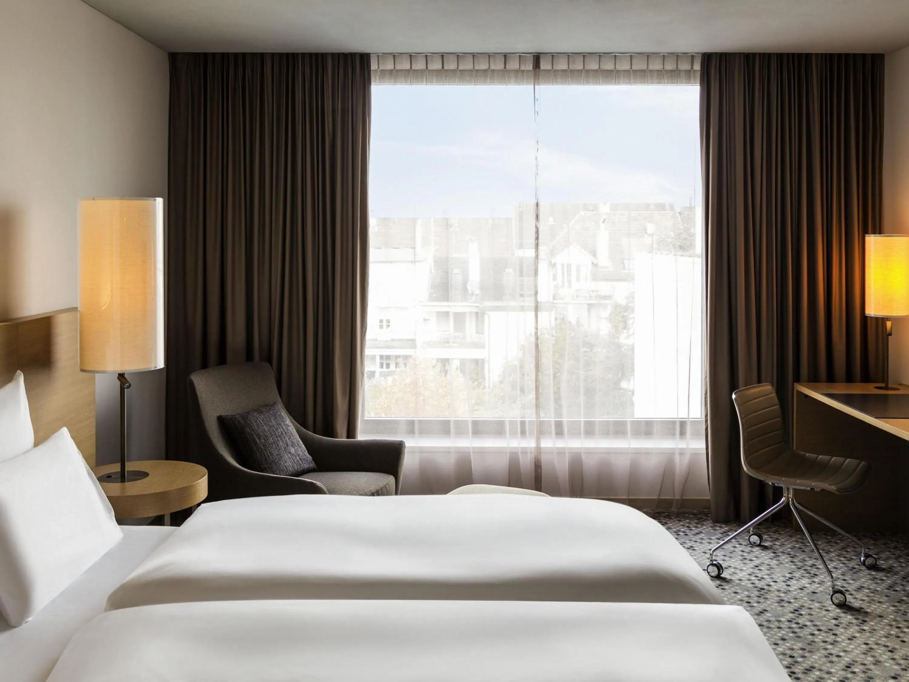 Bedroom, Bed in Pullman Basel Europe