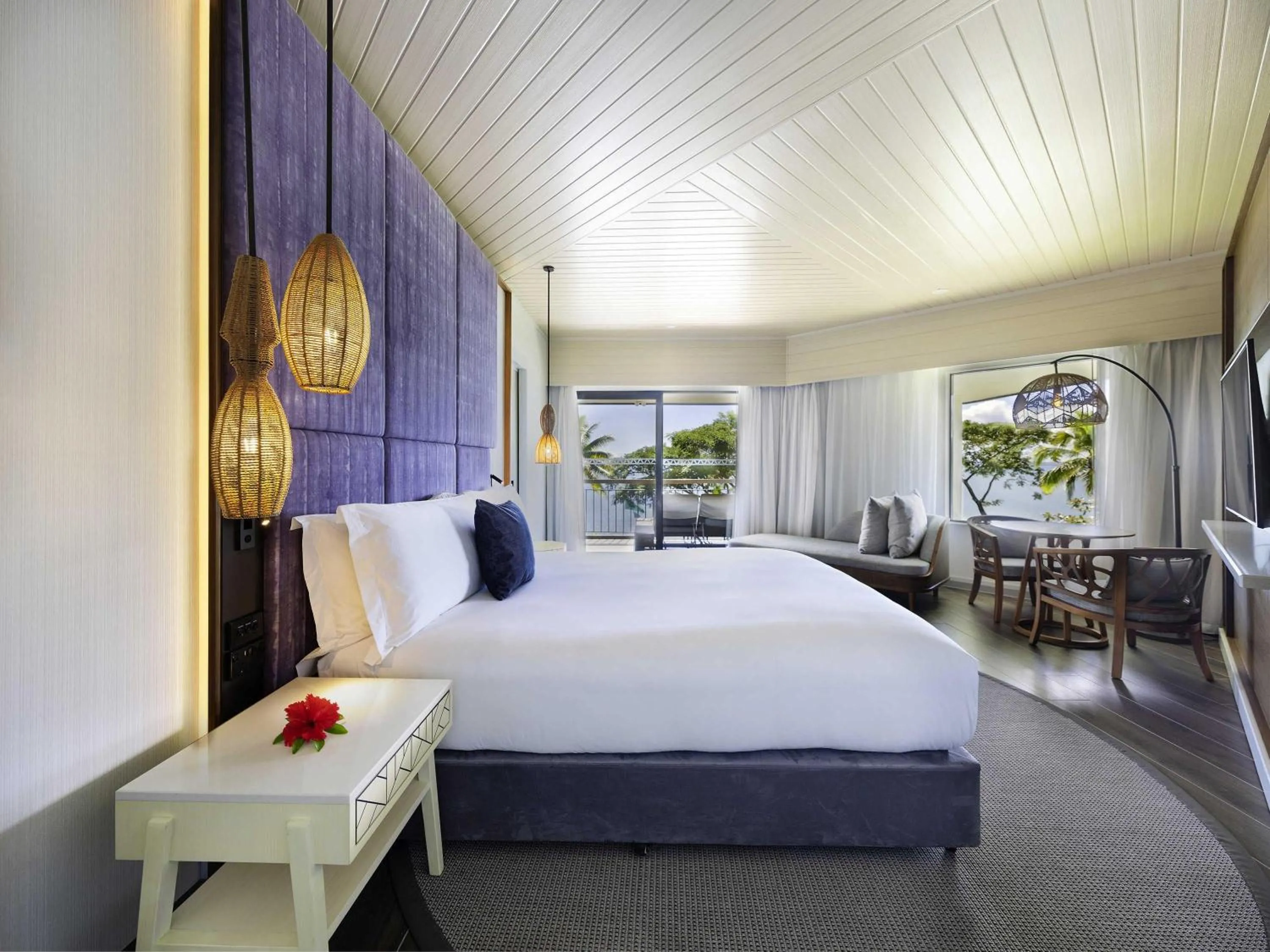 Bedroom, Bed in Sofitel Fiji Resort & Spa