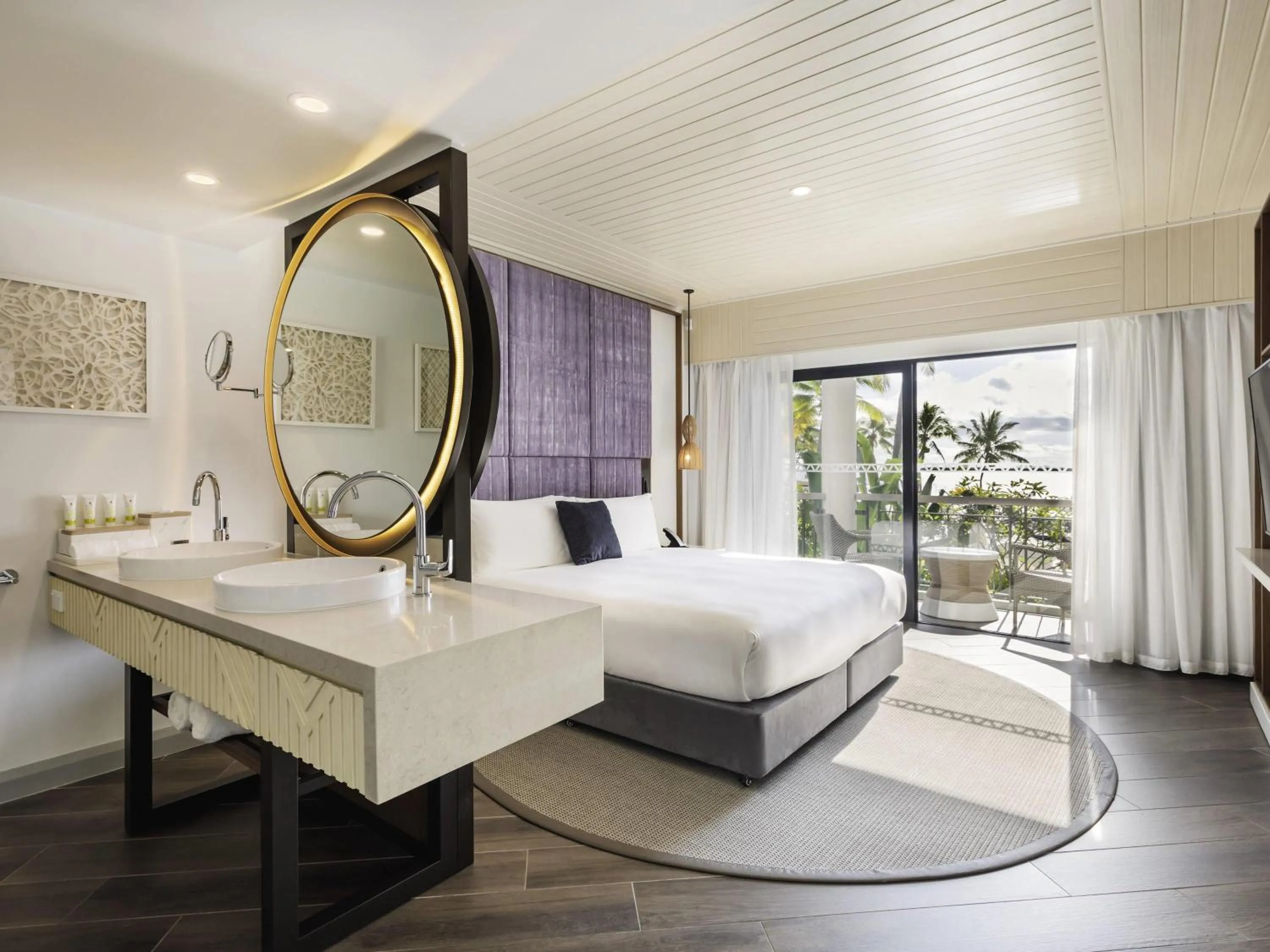 Bedroom, Bed in Sofitel Fiji Resort & Spa