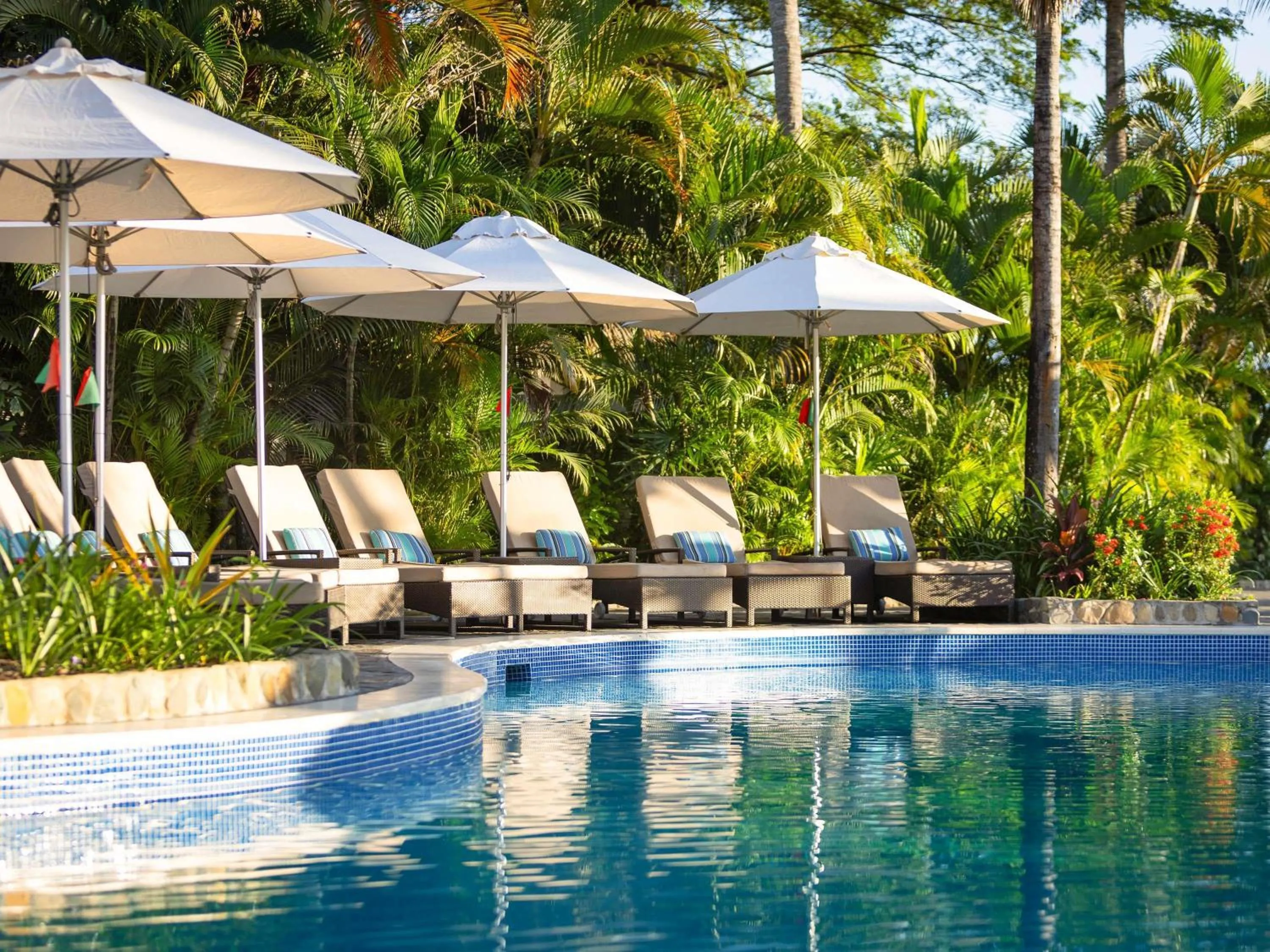 Pool view in Sofitel Fiji Resort & Spa