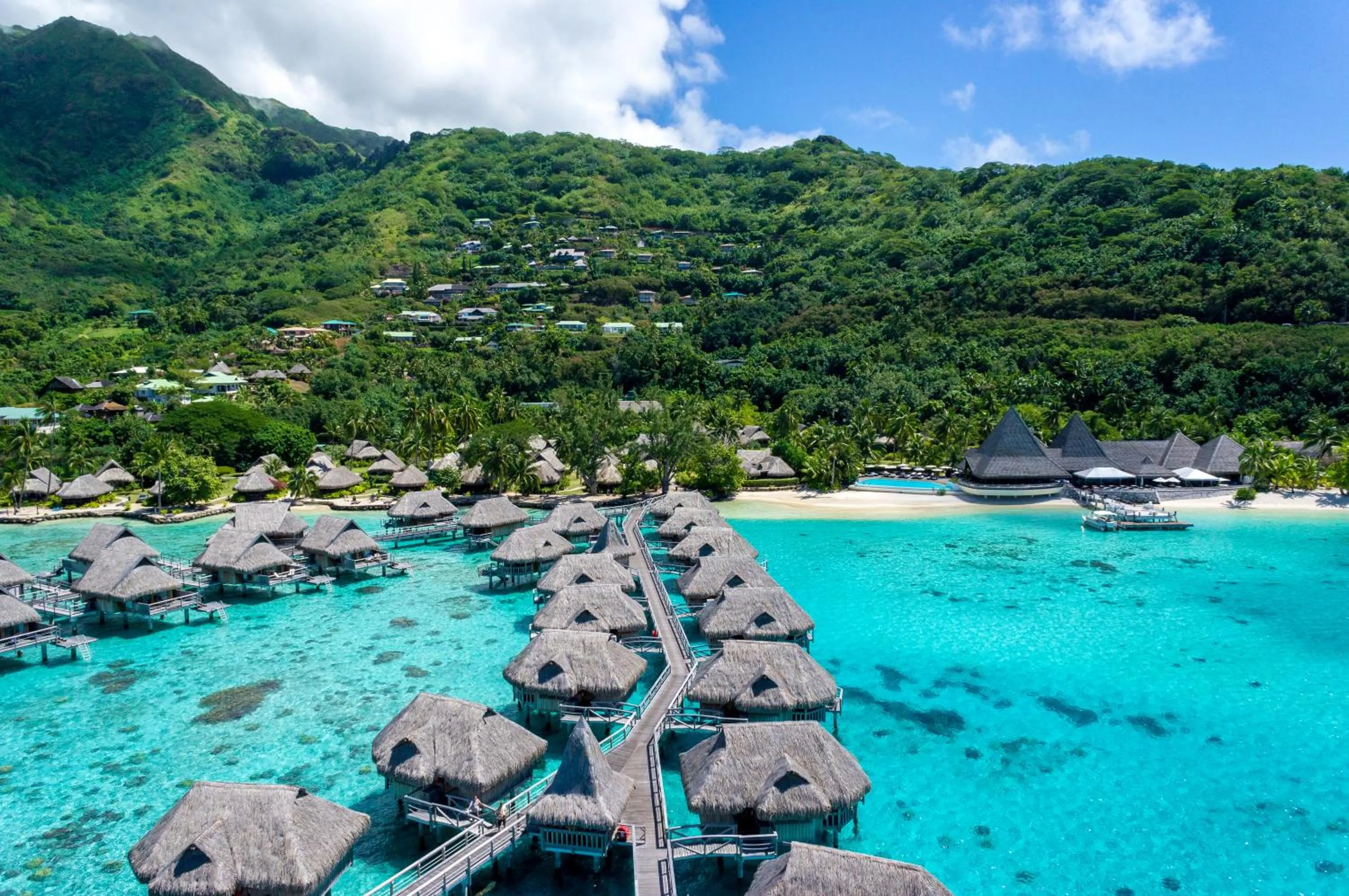 Natural landscape in Sofitel Kia Ora Moorea Beach Resort