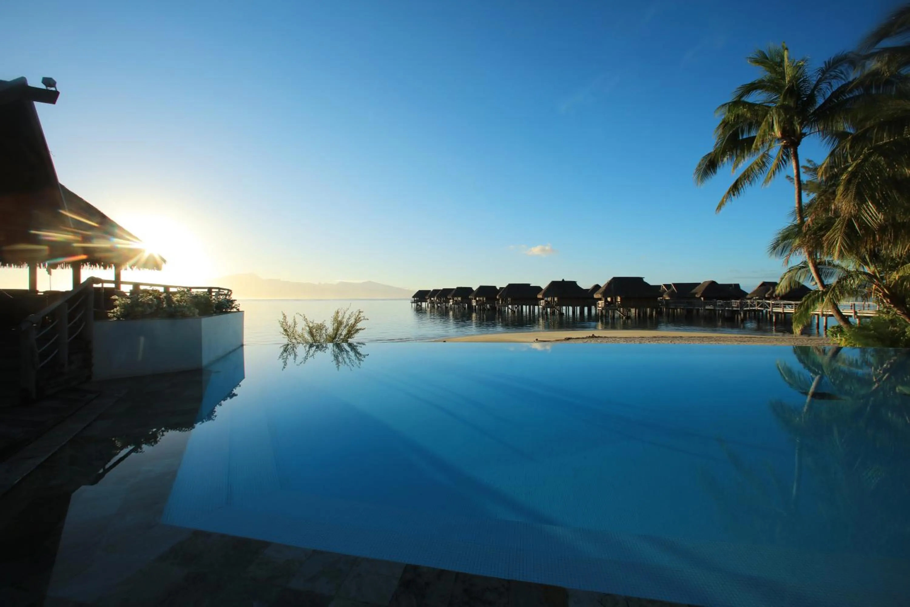 Swimming pool in Sofitel Kia Ora Moorea Beach Resort