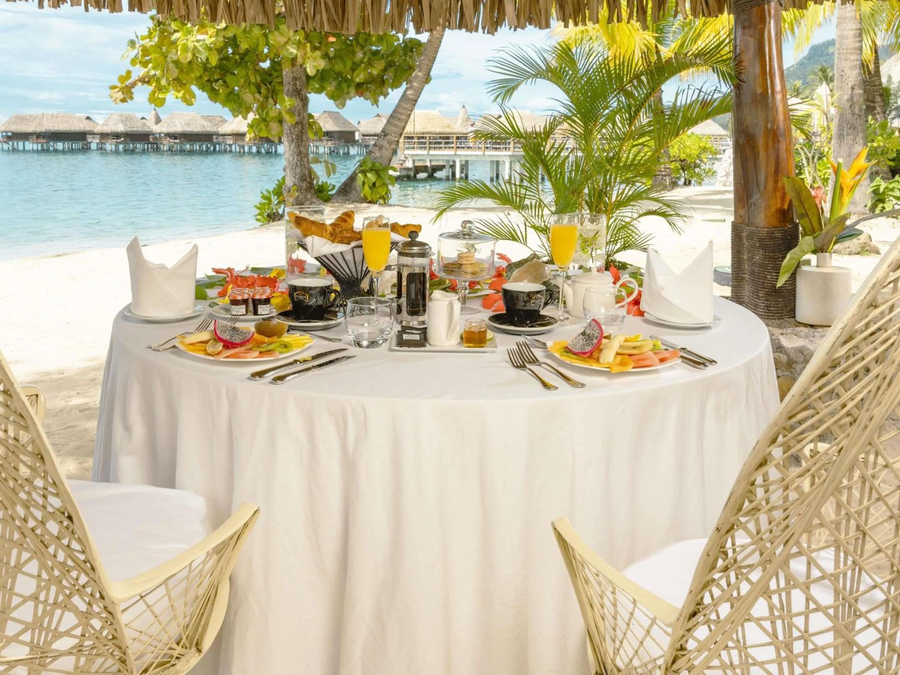 Breakfast in Sofitel Kia Ora Moorea Beach Resort