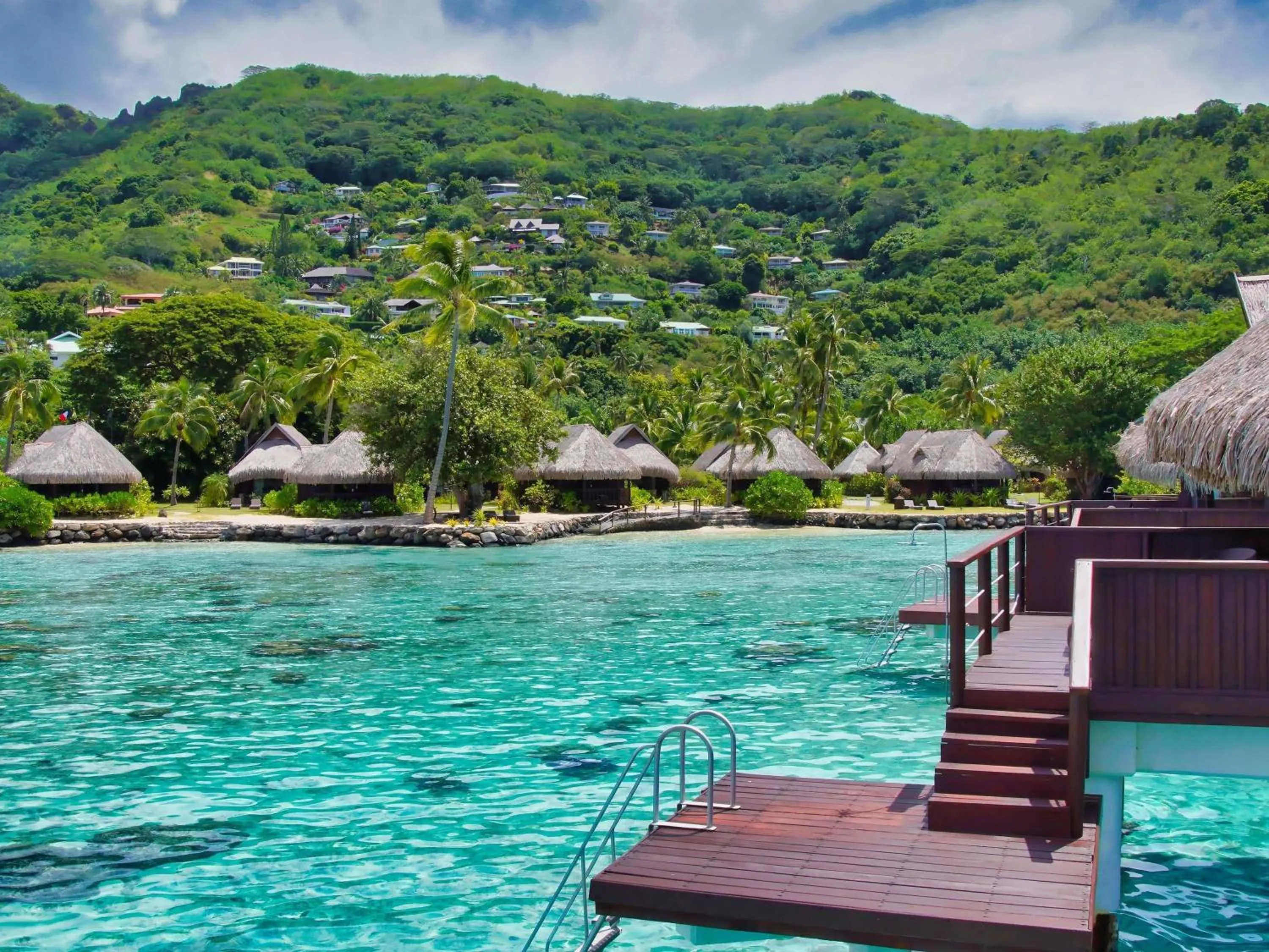 Bedroom in Sofitel Kia Ora Moorea Beach Resort