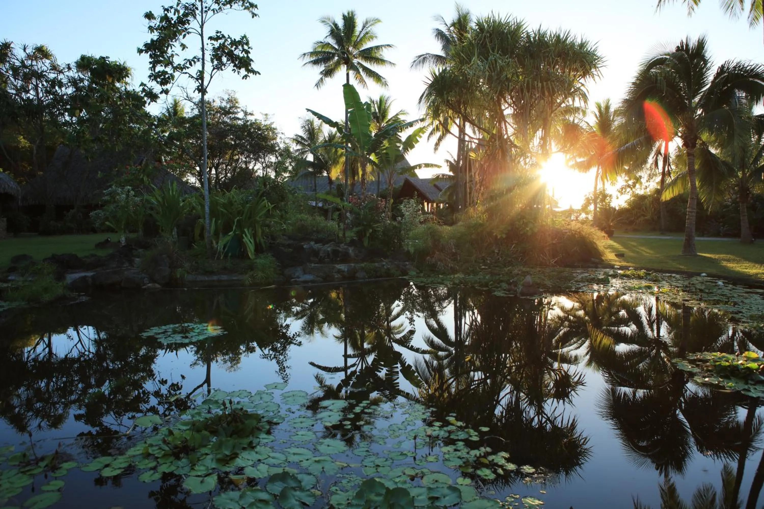 Natural landscape in Sofitel Kia Ora Moorea Beach Resort