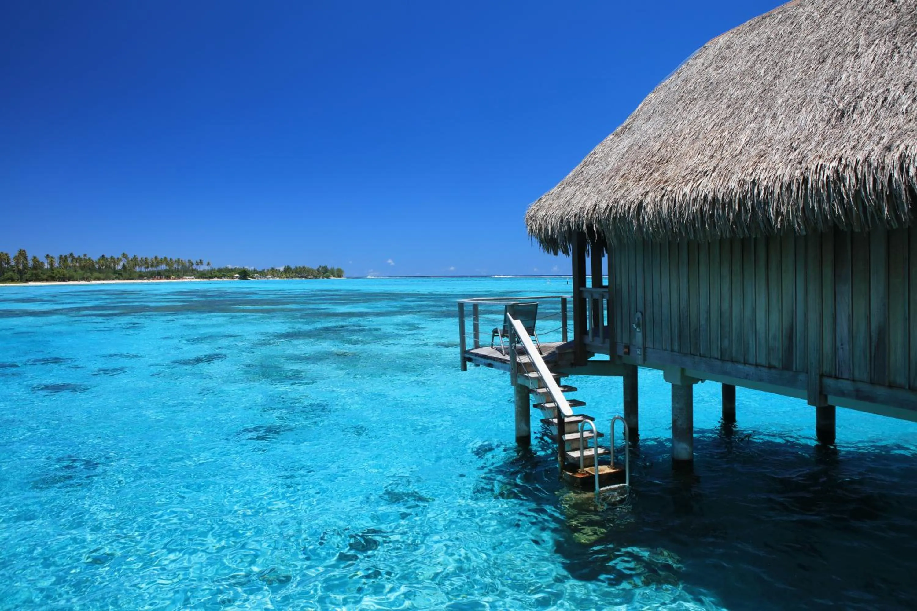 Sea view in Sofitel Kia Ora Moorea Beach Resort