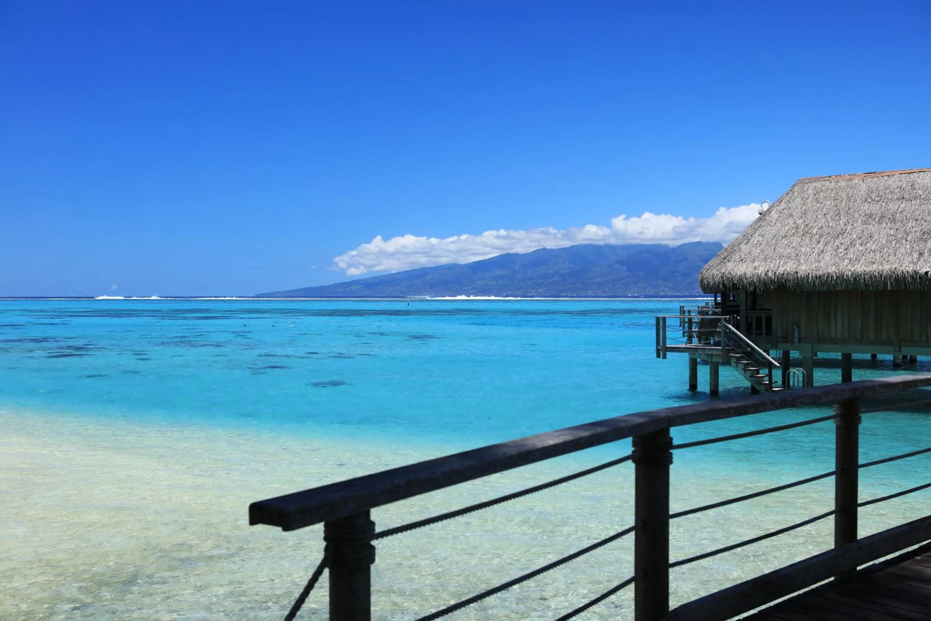 Sea view in Sofitel Kia Ora Moorea Beach Resort