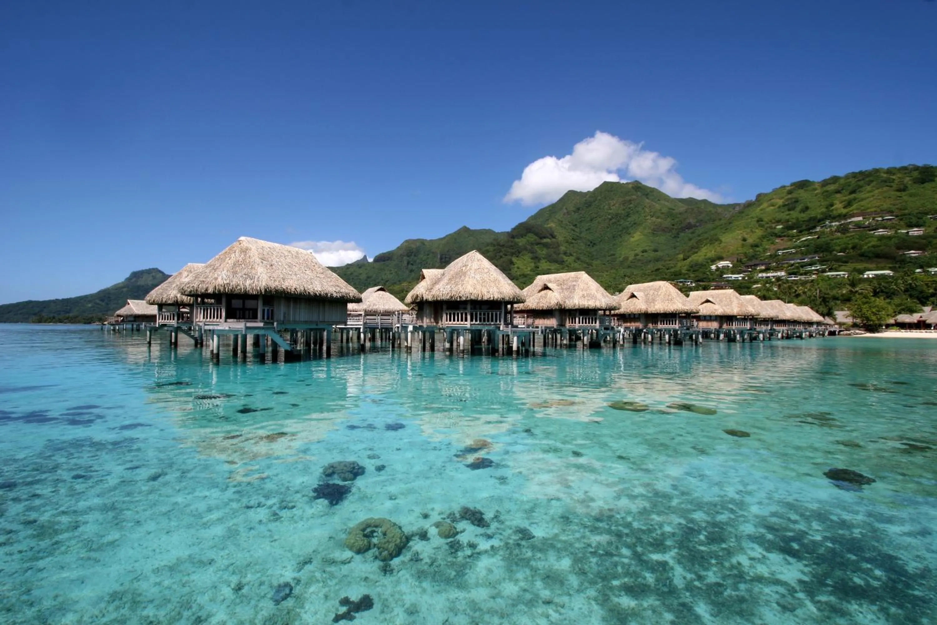 Facade/entrance in Sofitel Kia Ora Moorea Beach Resort