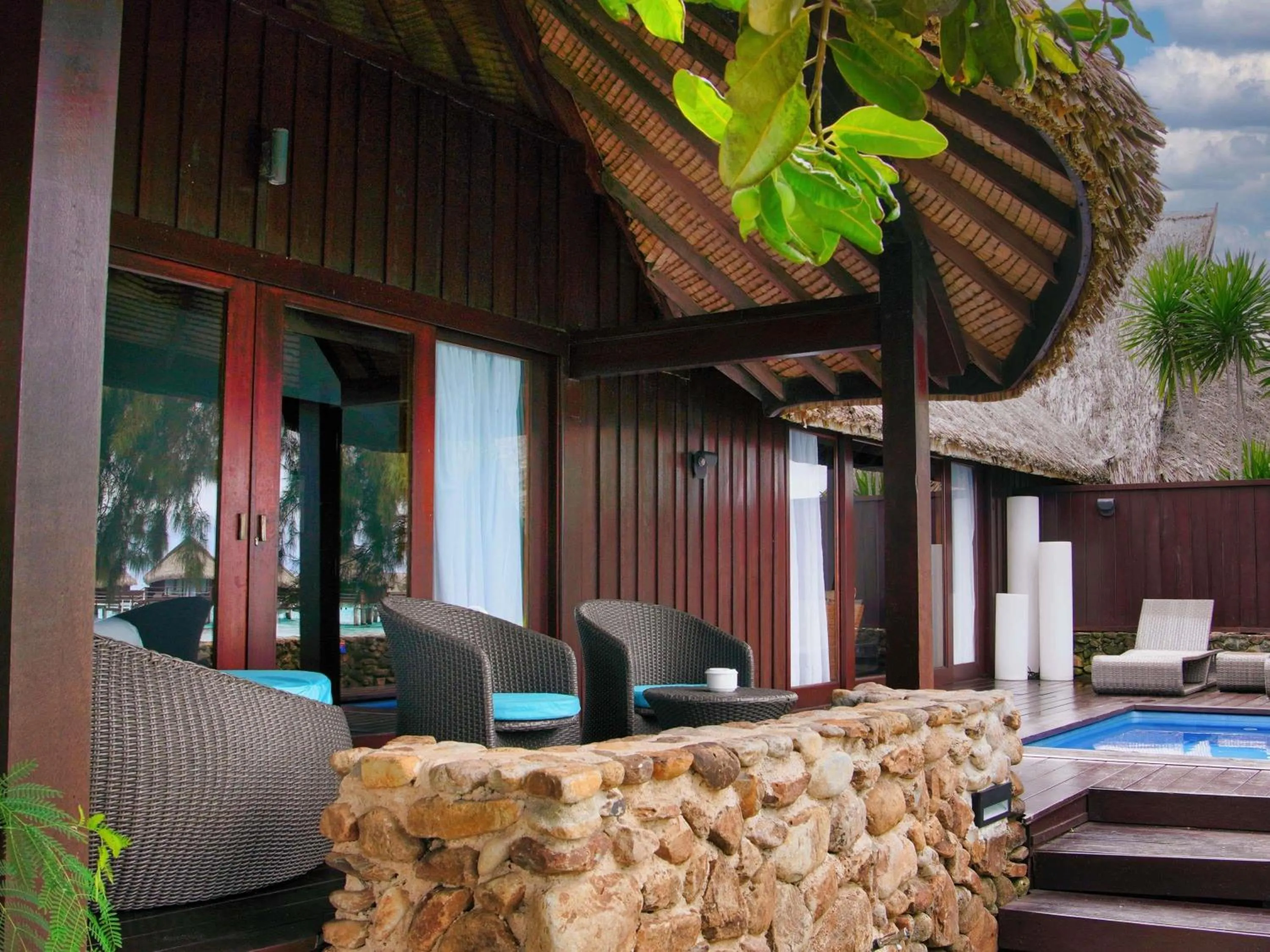 Bedroom in Sofitel Kia Ora Moorea Beach Resort
