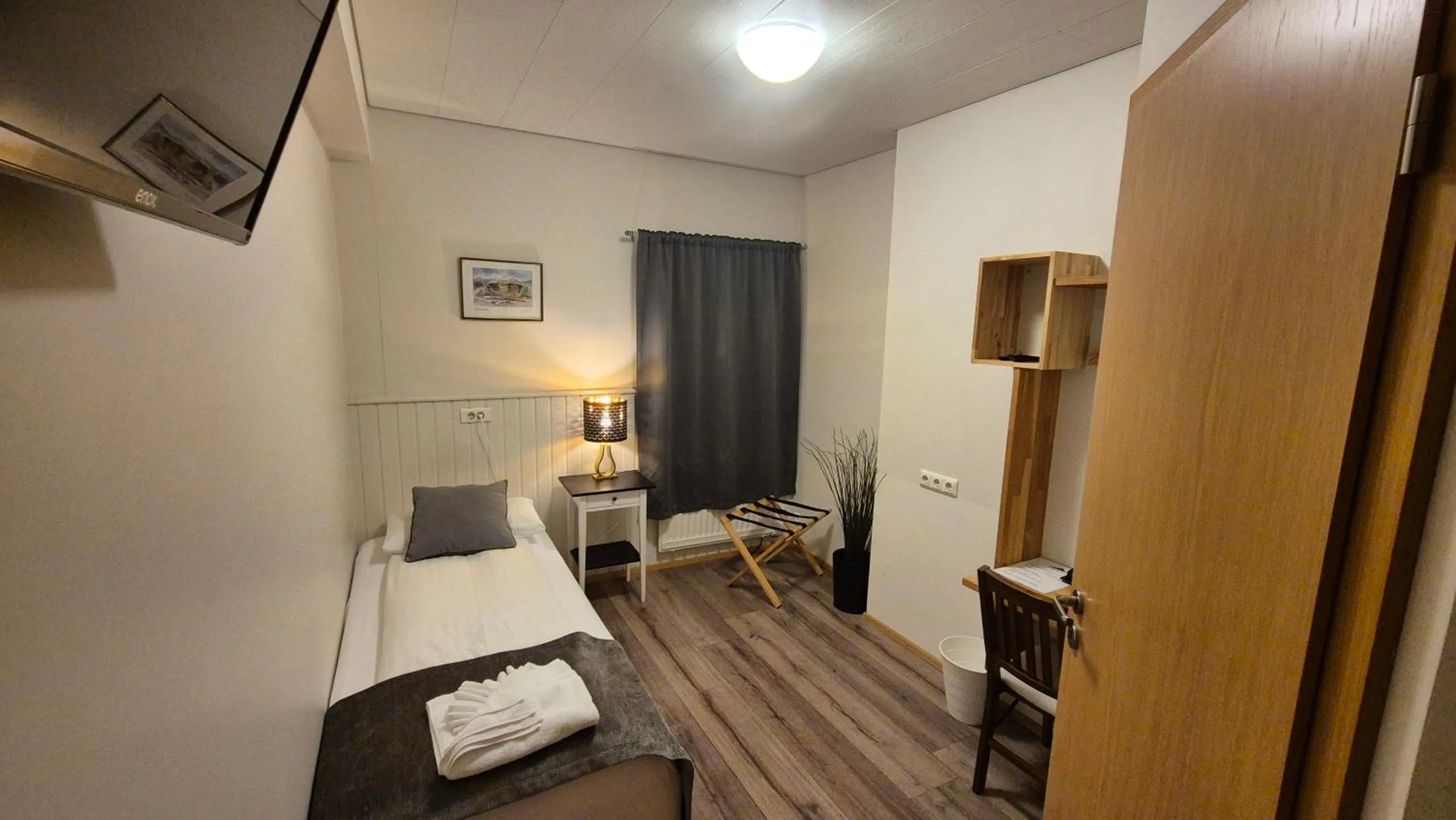 Photo of the whole room, Bed in Kirkjufell Hotel by Snæfellsnes Peninsula West Iceland - Grundarfjordur