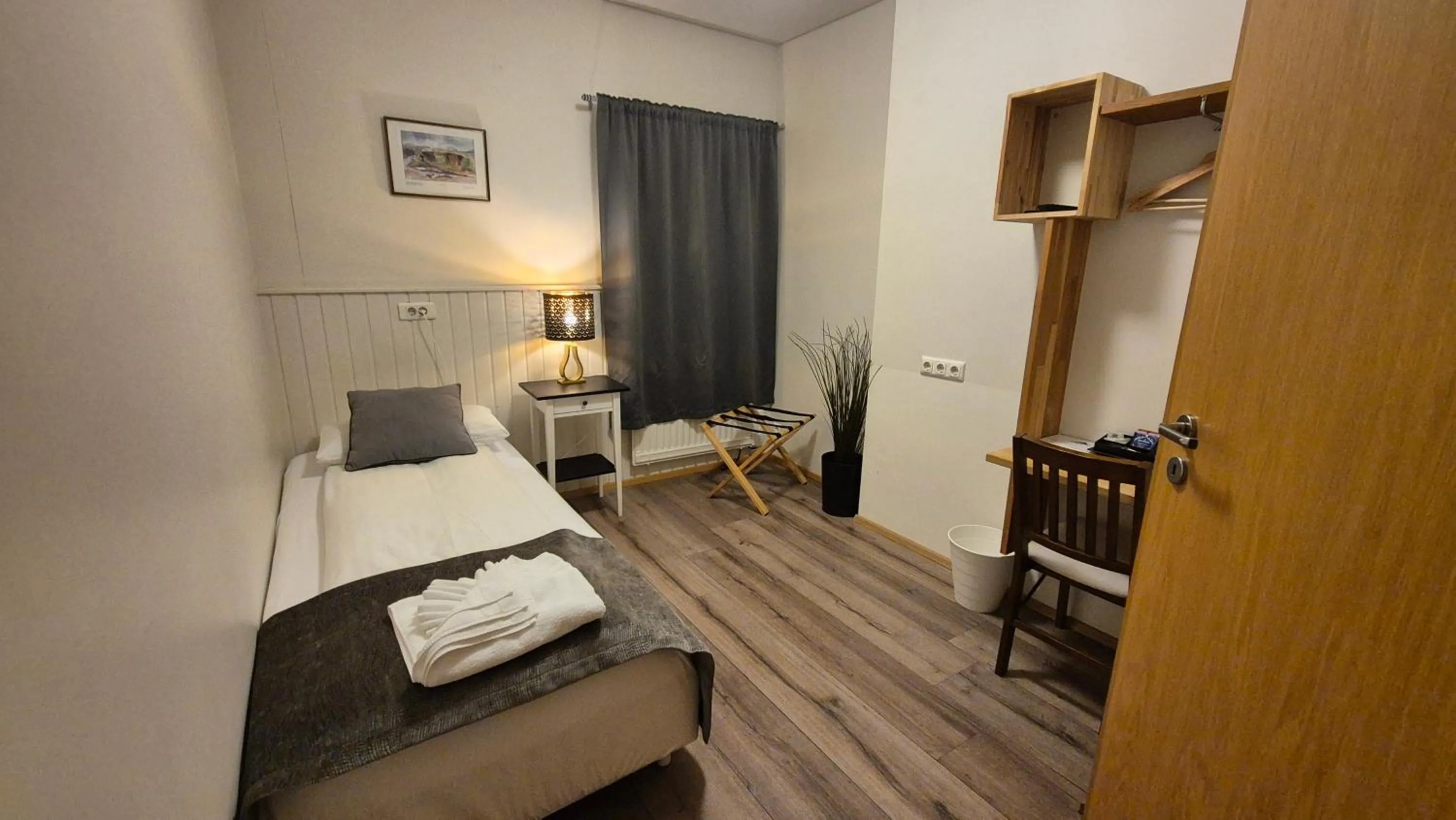 Photo of the whole room, Bed in Kirkjufell Hotel by Snæfellsnes Peninsula West Iceland - Grundarfjordur