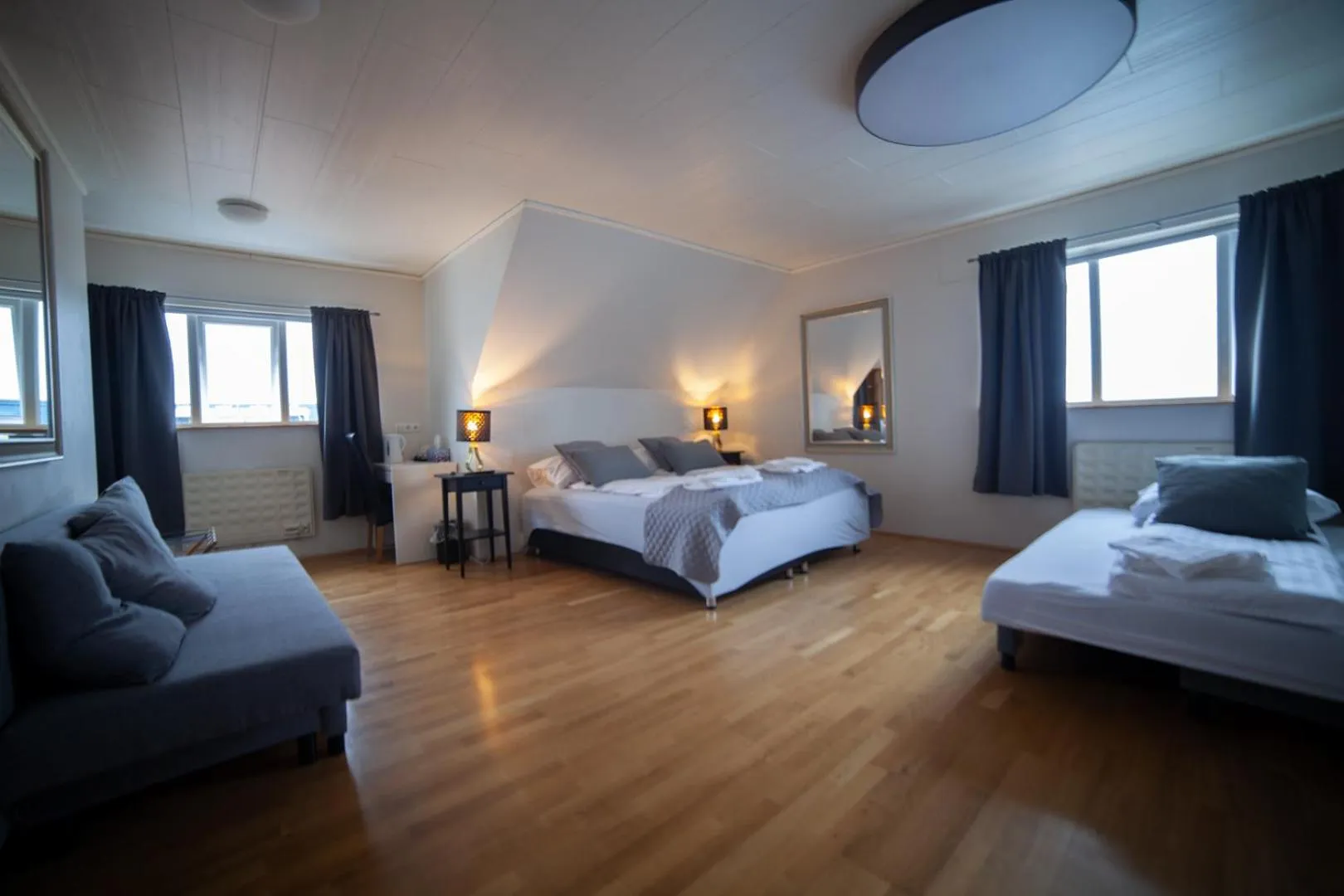 Photo of the whole room, Bed in Kirkjufell Hotel by Snæfellsnes Peninsula West Iceland - Grundarfjordur