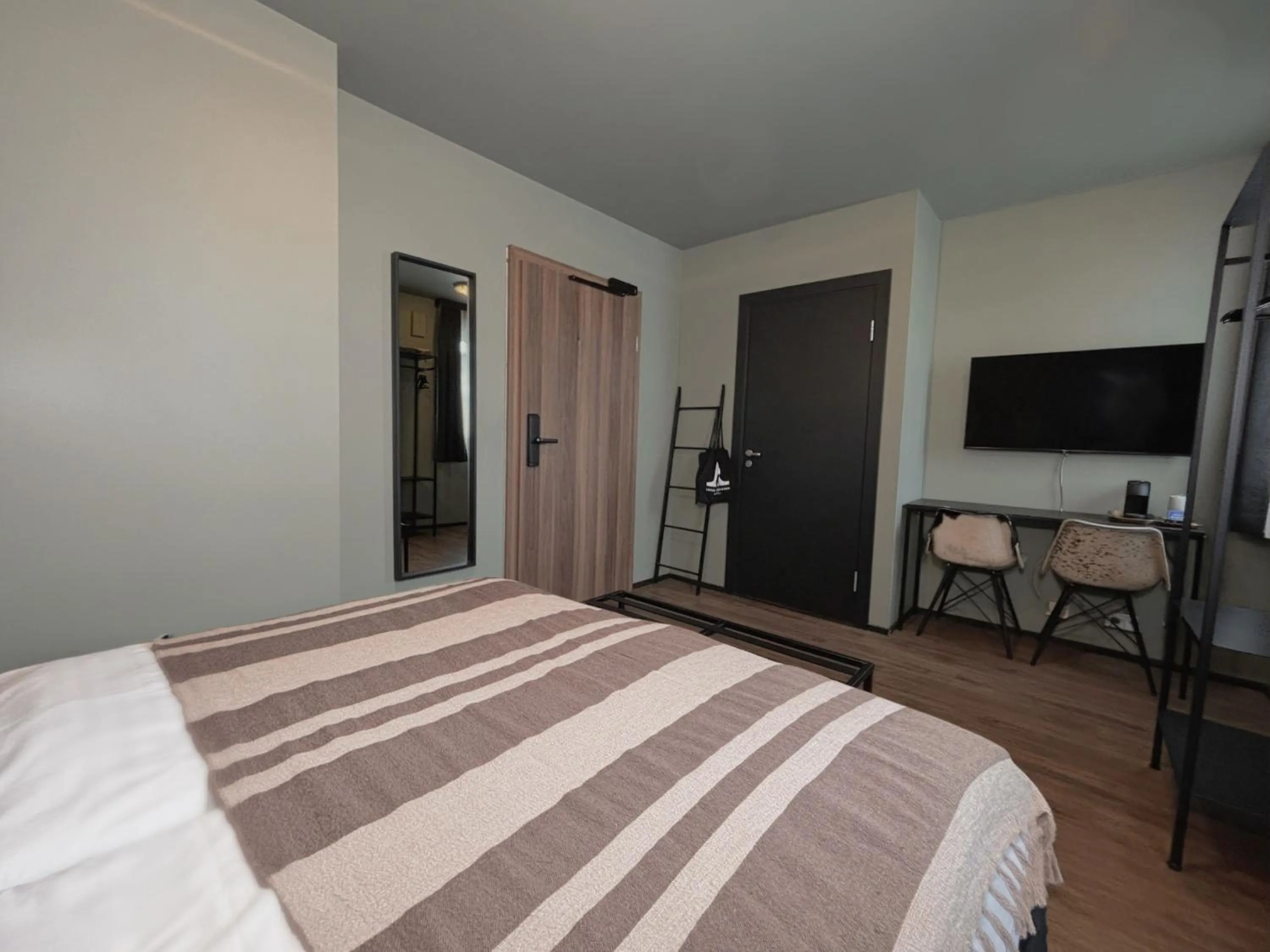 Bed in Hotel Leifur Eiriksson