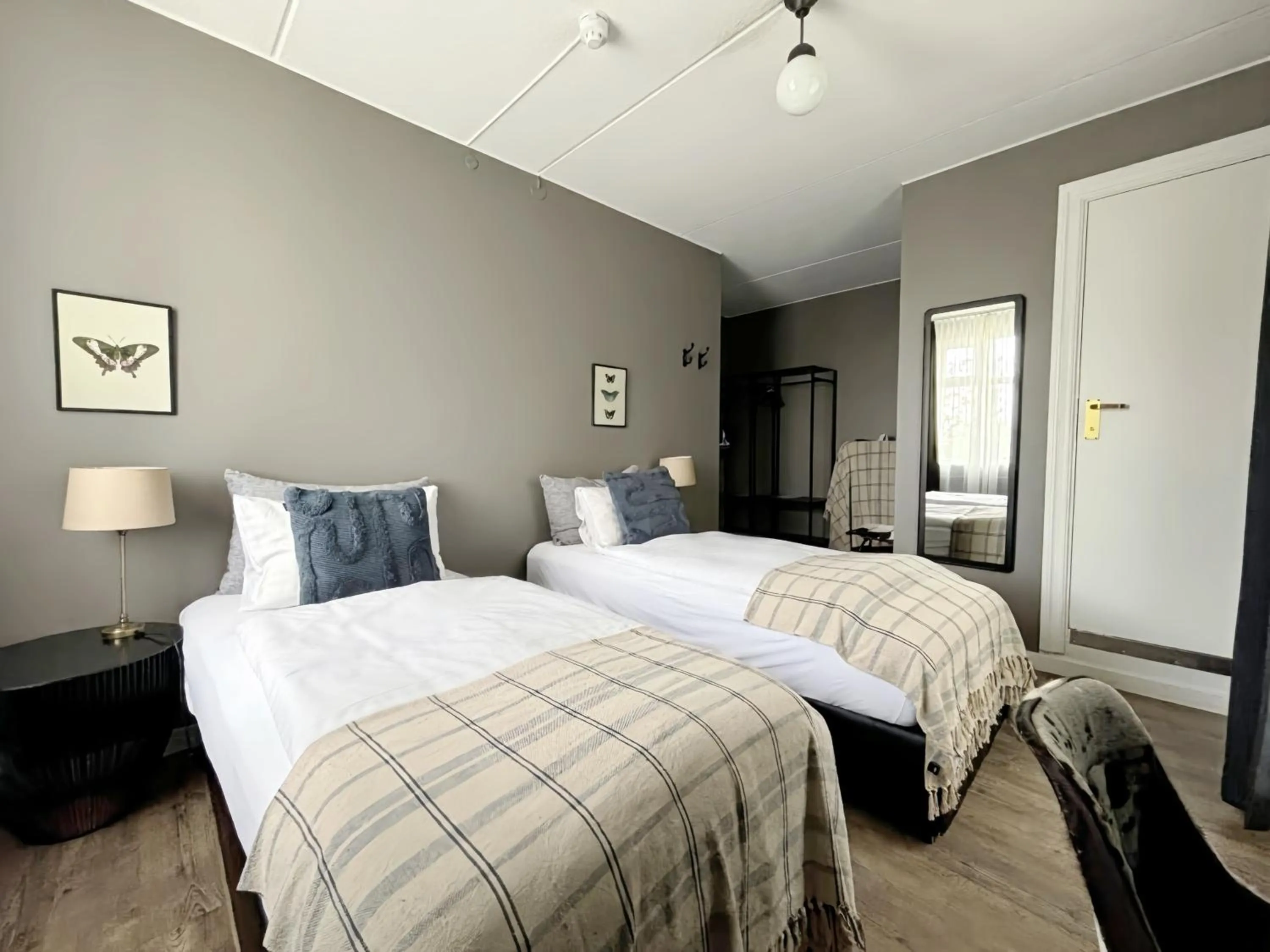 Bed in Hotel Leifur Eiriksson