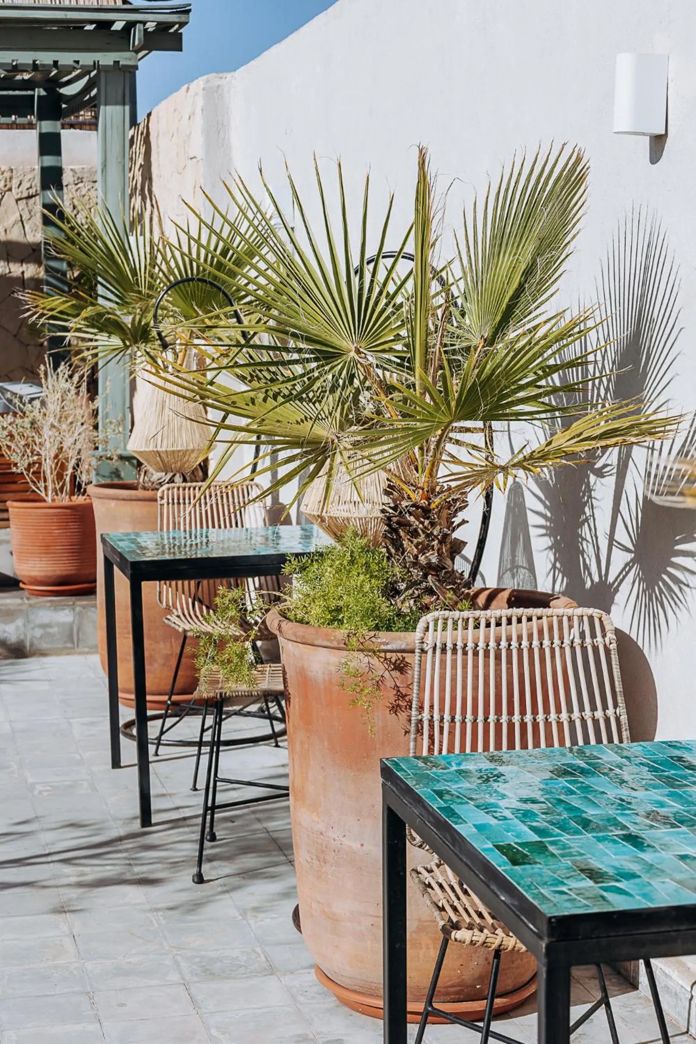 Patio in Riad Villa Wengé & Spa