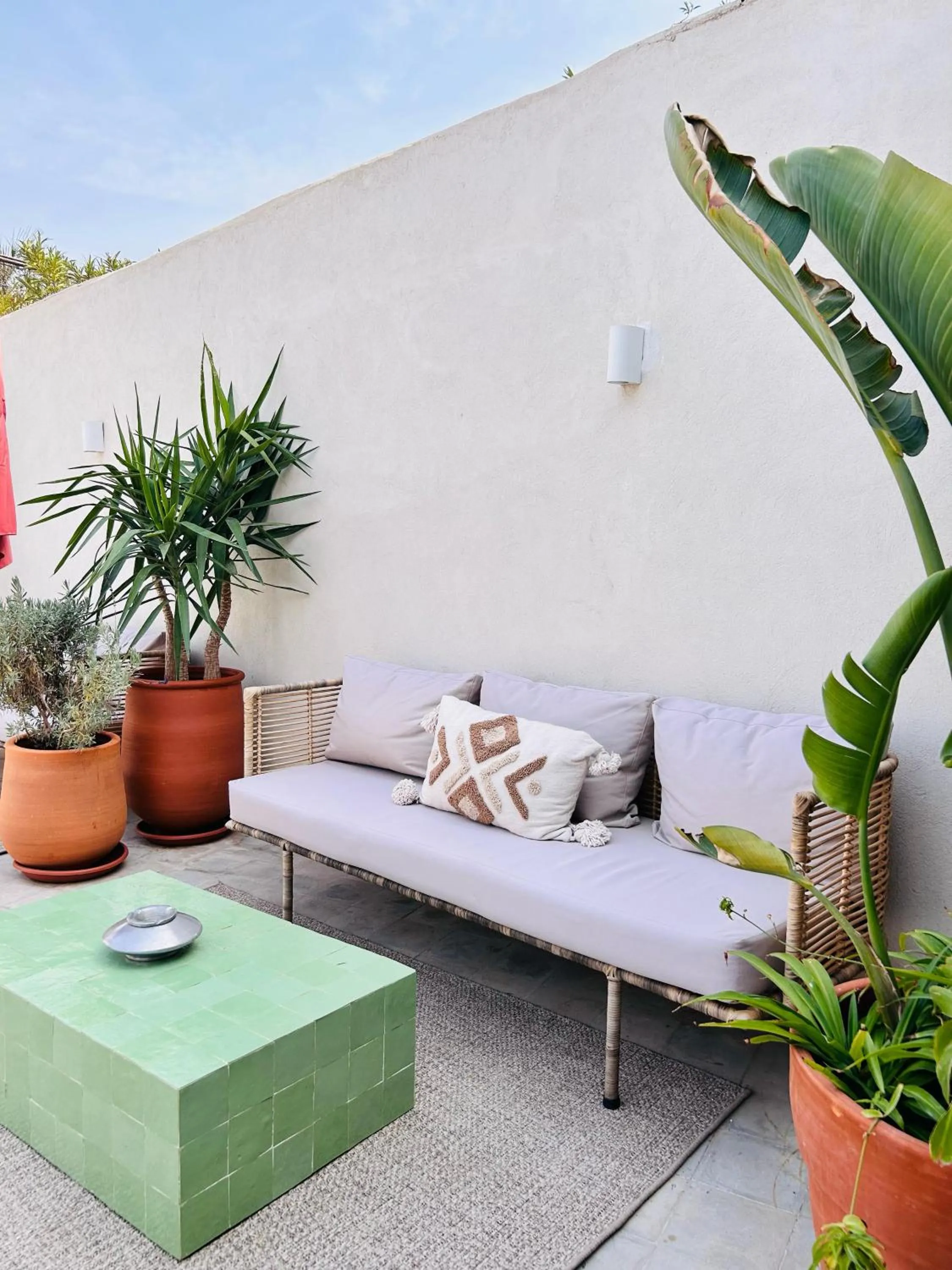 Balcony/Terrace in Riad Villa Wengé & Spa