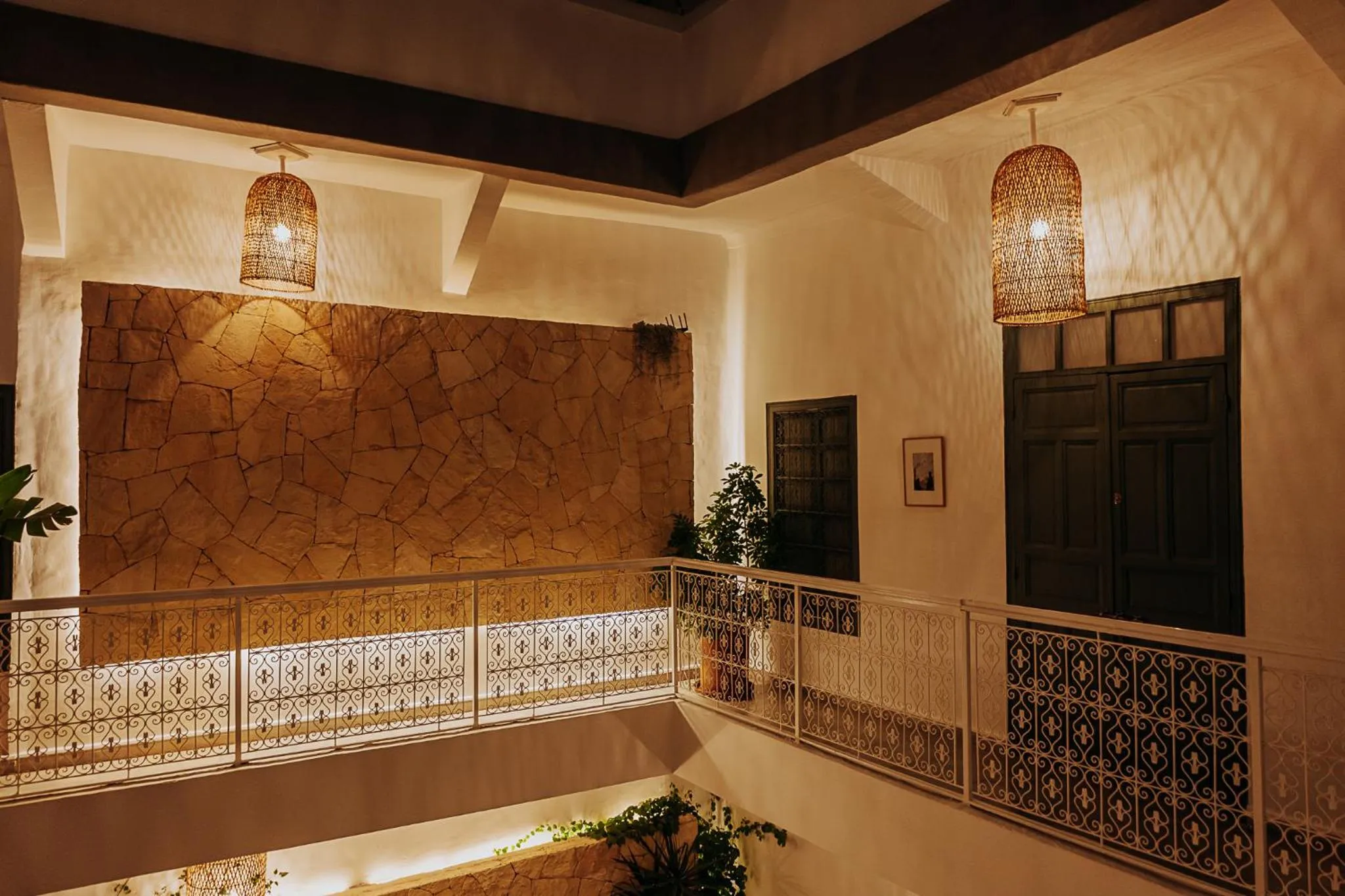 Patio in Riad Villa Wengé & Spa