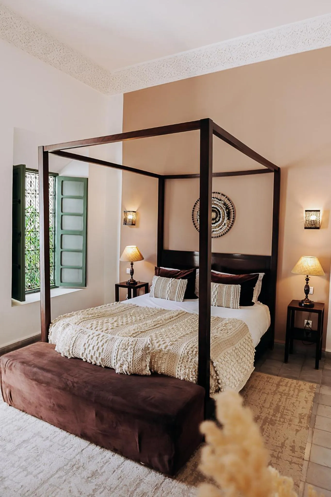 Bed in Riad Villa Wengé & Spa
