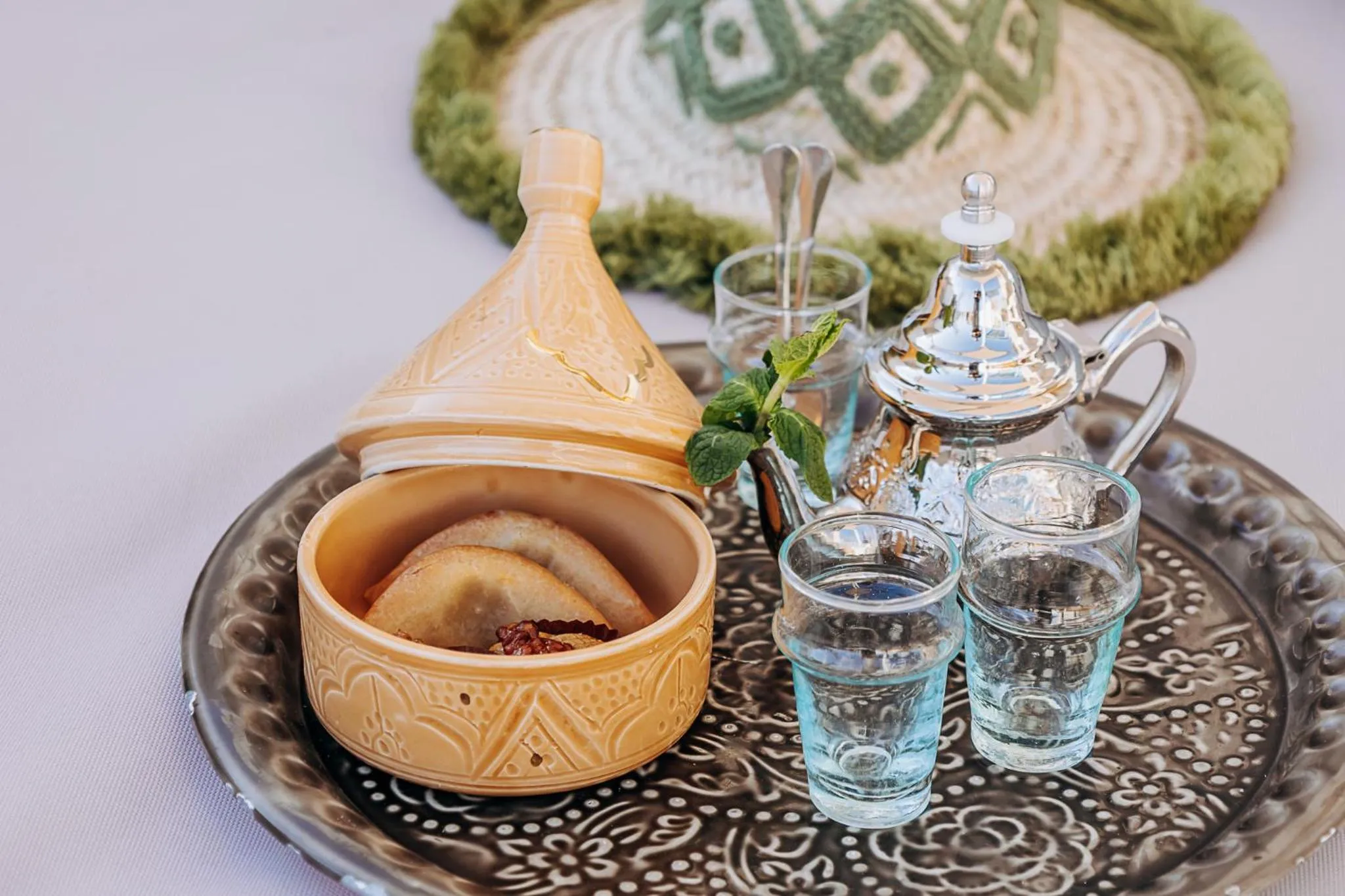 Decorative detail in Riad Villa Wengé & Spa