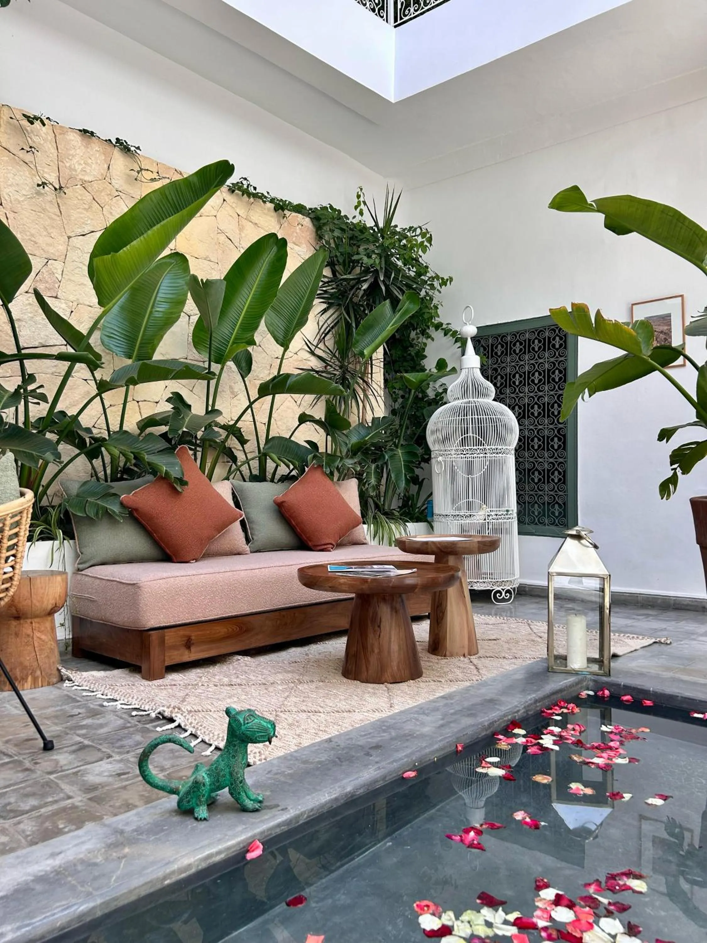 Patio in Riad Villa Wengé & Spa