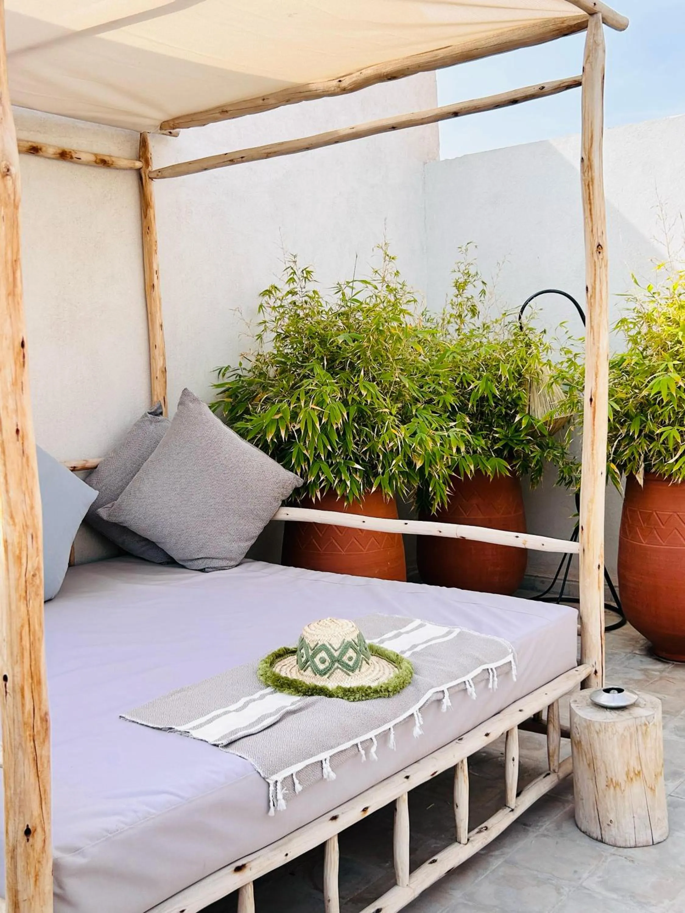 Patio in Riad Villa Wengé & Spa