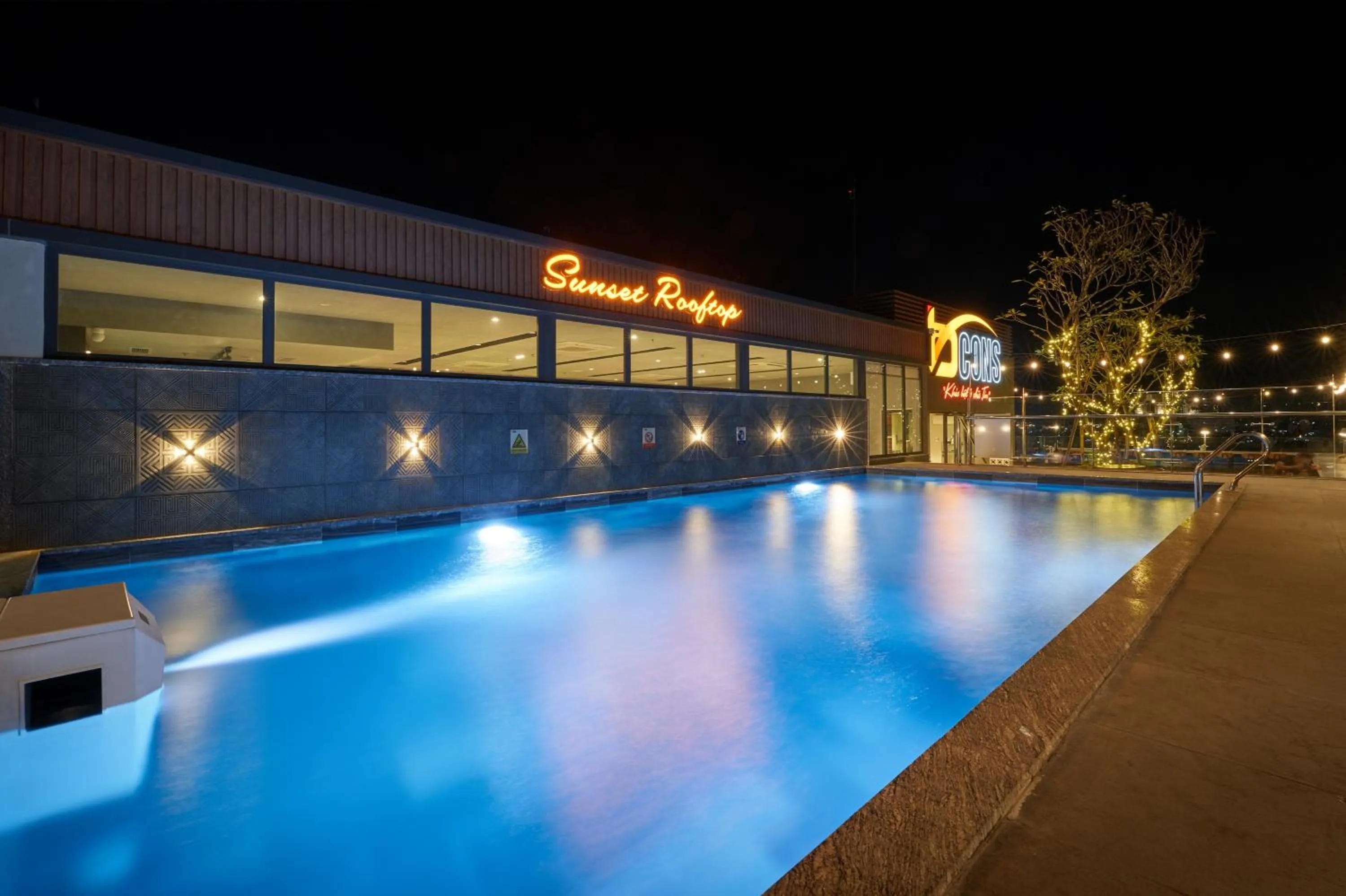 Swimming pool in Bcons PS Hotel and Apartment- Newly Opened Hotel