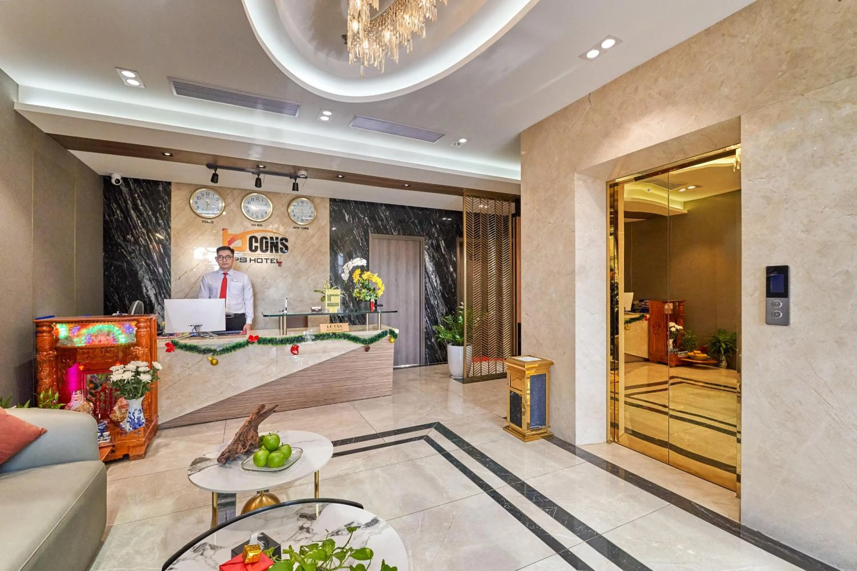 Lobby or reception, Bed in Bcons PS Hotel and Apartment- Newly Opened Hotel