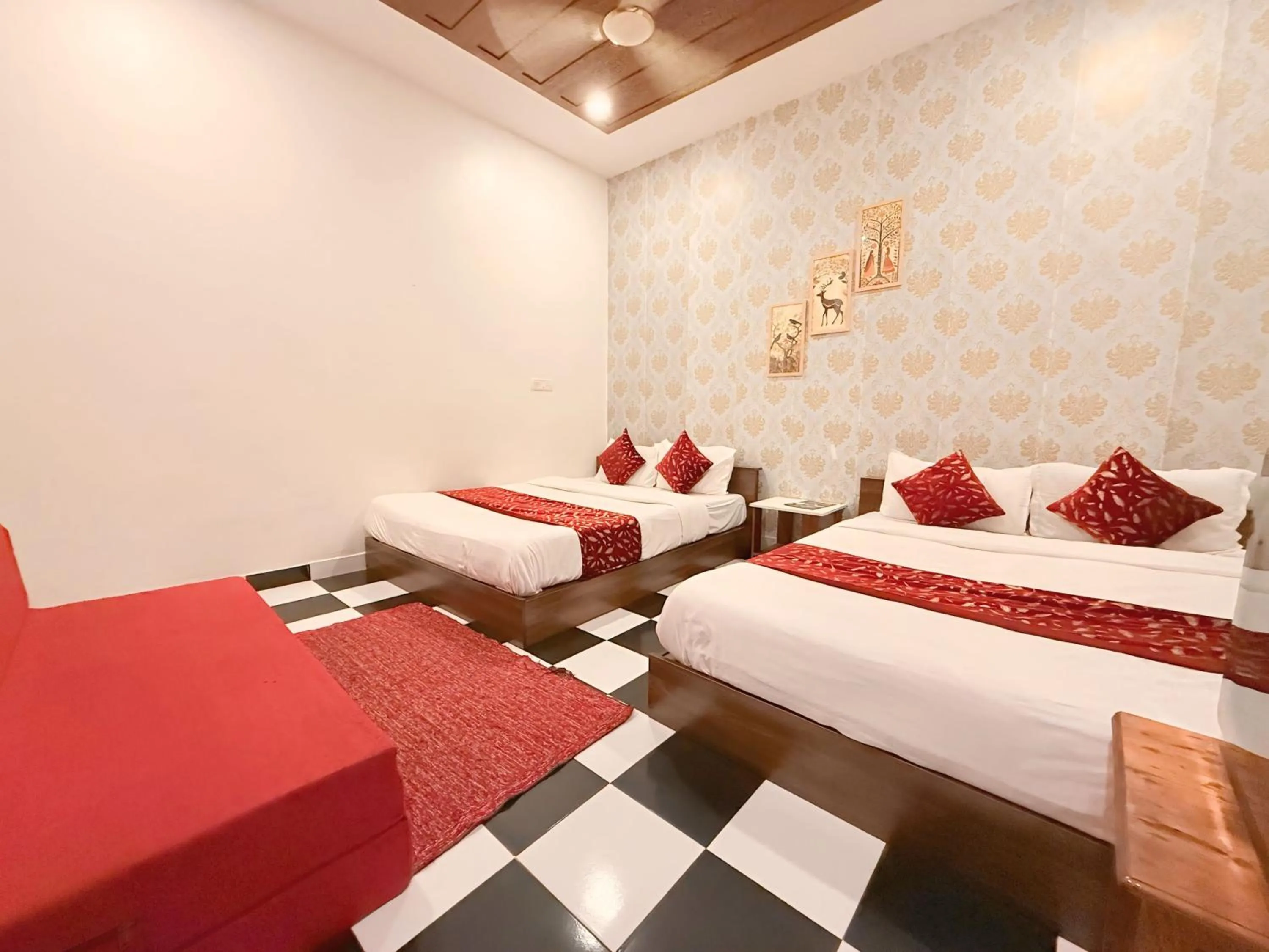 Bed in Red Sea Beach Resort